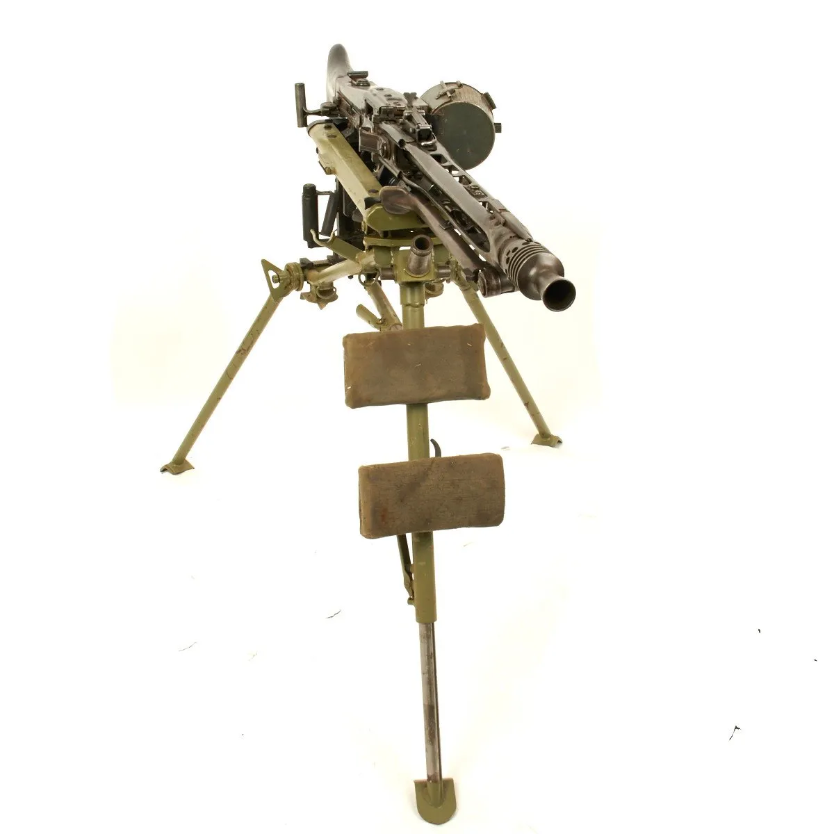 Original German WWII MG 42 Display Machine Gun with Lafette Mount- Marked ar