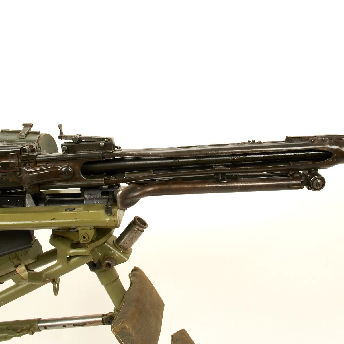 Original German WWII MG 42 Display Machine Gun with Lafette Mount- Marked ar