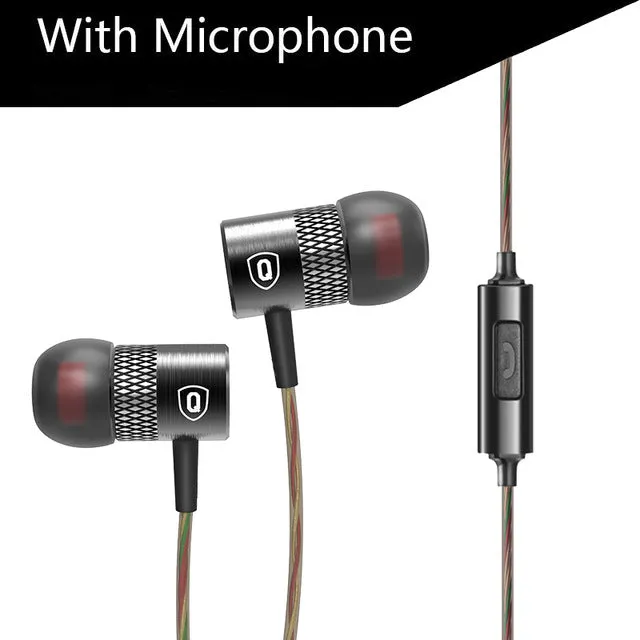 Original QKZ X3 In-ear Earphones Unique Engine Shape Supper Bass auriculares Headset With Mic For iPhone iPad Samsung MP3 MP4