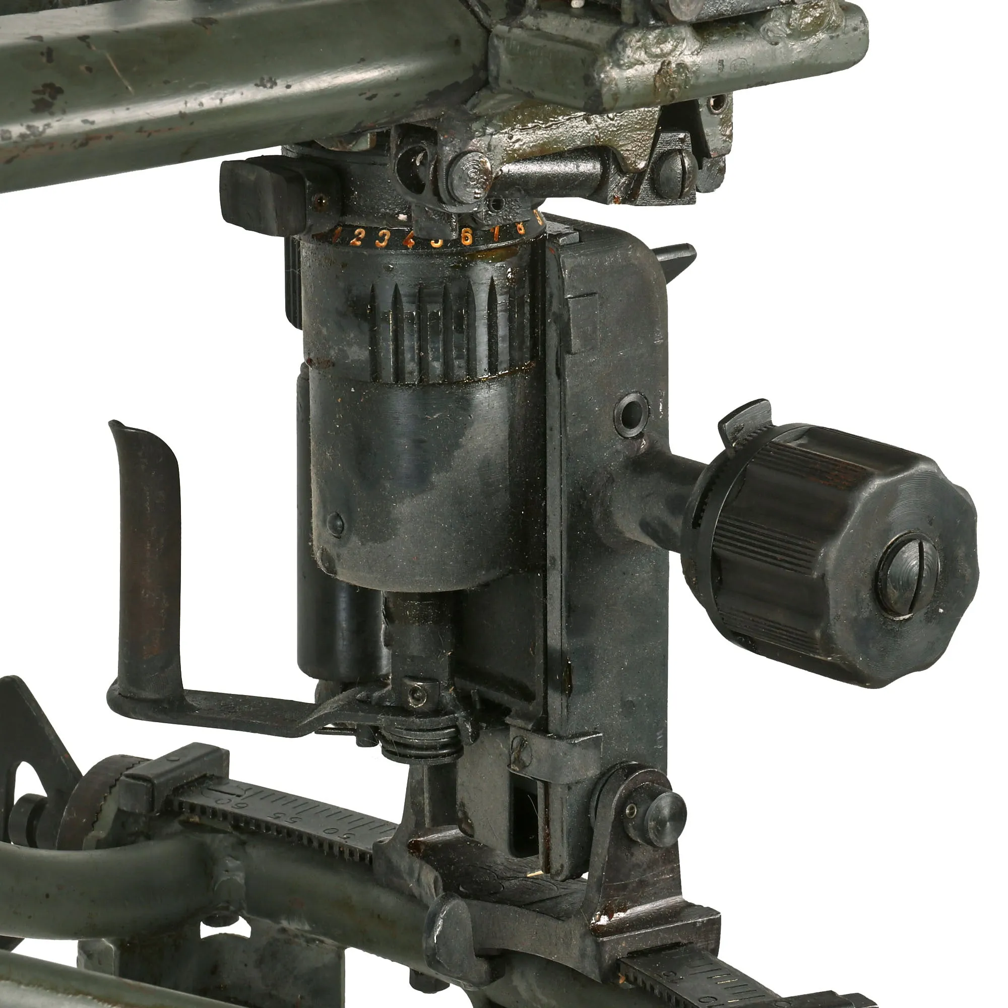 Original Yugoslavian WWII-Era German MG 42 Sustained Fire Lafette Mount Tripod - PRVA PETOLETKA