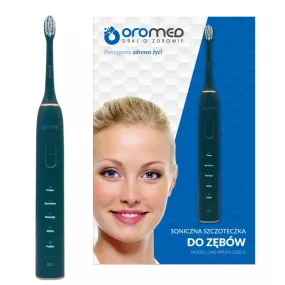 Oromed Oro-Brush Green Electric Toothbrush Adult Sonic Toothbrush