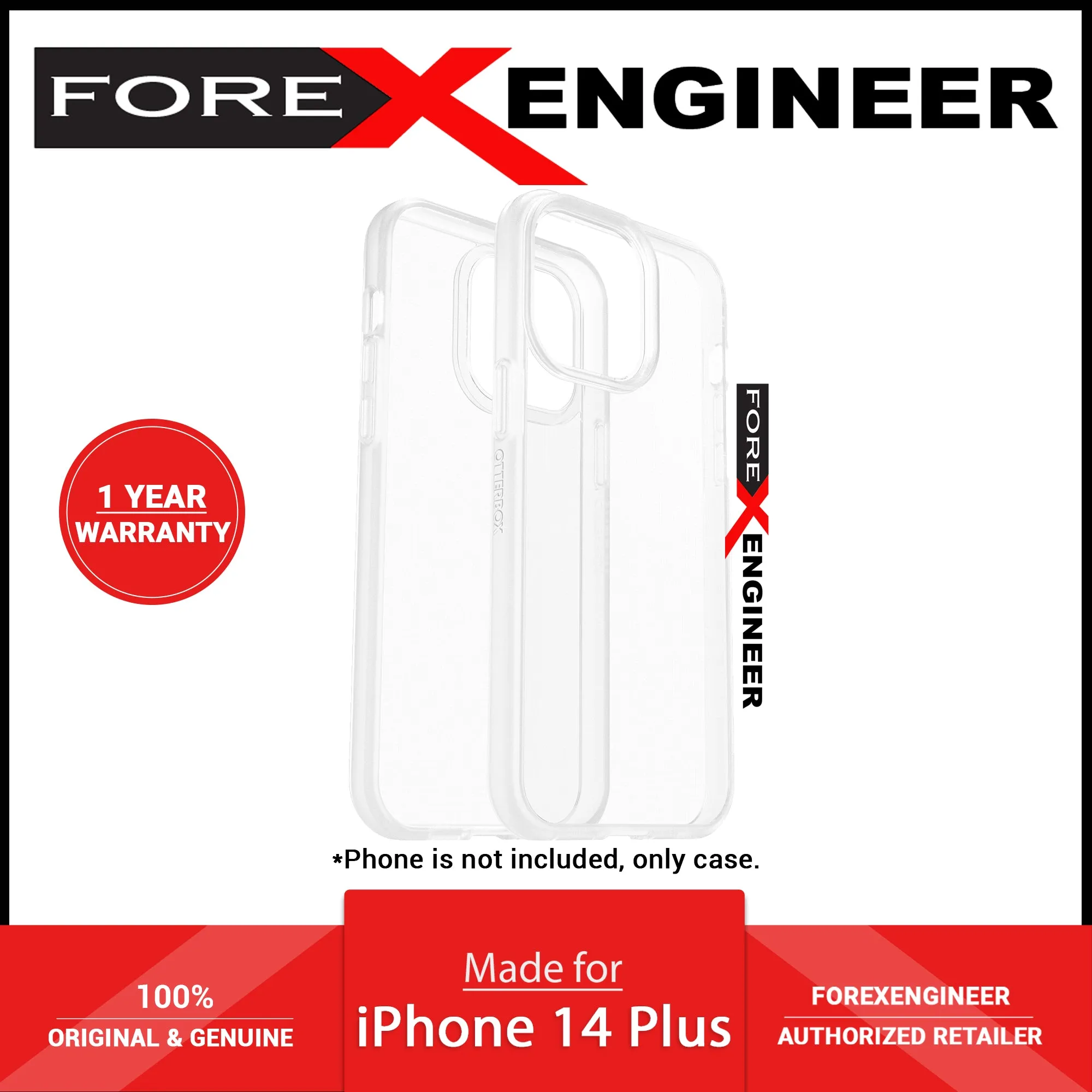 Otterbox React for iPhone 14 Plus - Clear (Barcode: 840262384902)