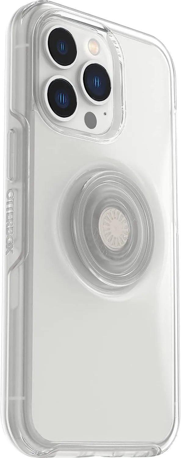 Otterbox Symmetry Series Popsockets for iphone 13 Pro 6.1" Clear 77-84527