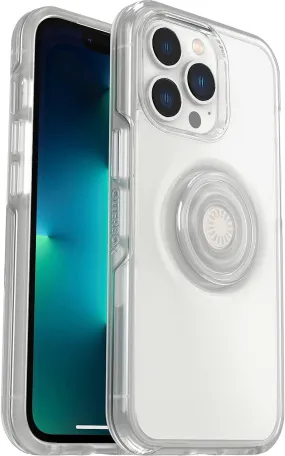 Otterbox Symmetry Series Popsockets for iphone 13 Pro 6.1" Clear 77-84527