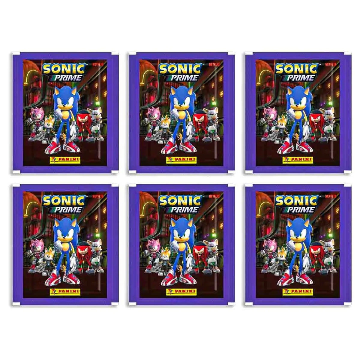 Panini Sonic Prime Sticker Collection Multipack (6 Packs)