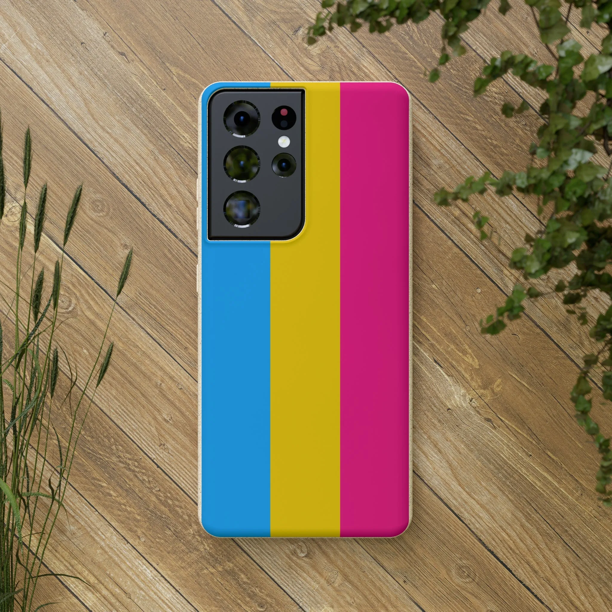 Pansexual Pride Eco-Friendly Biodegradable Phone Case