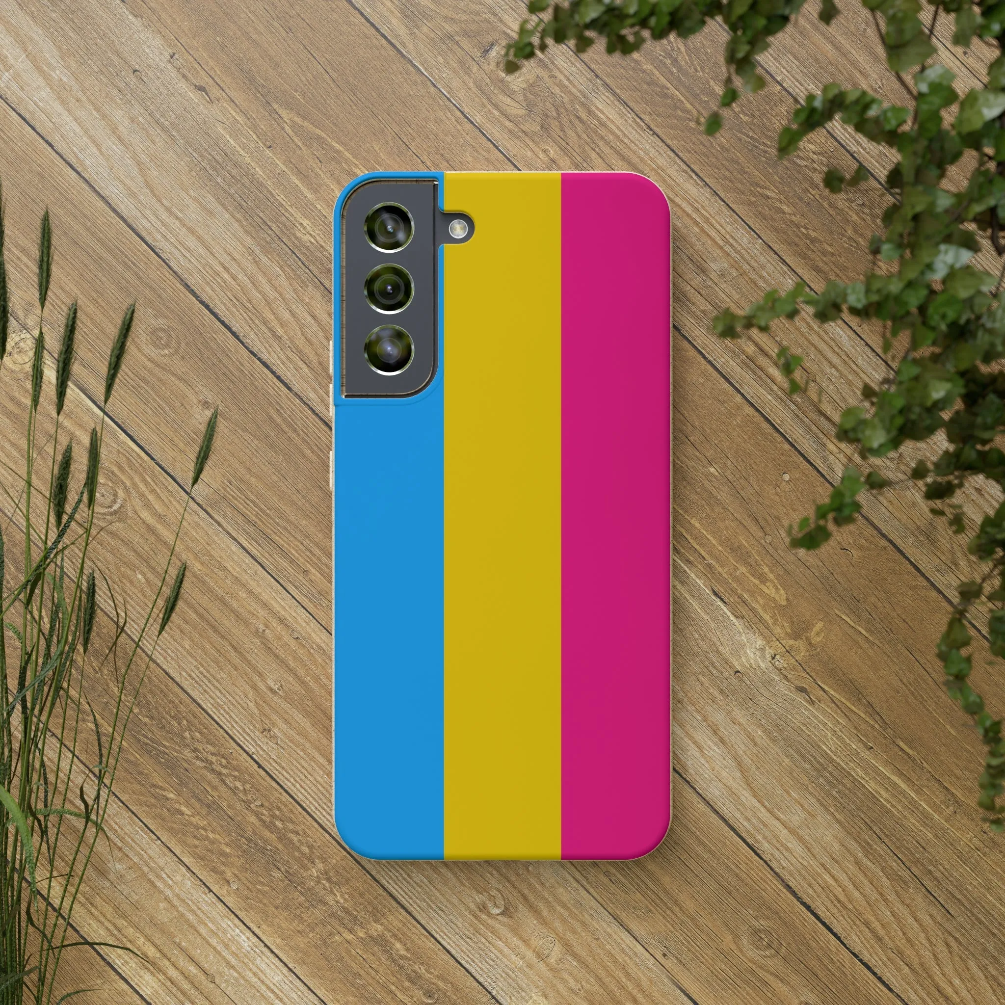 Pansexual Pride Eco-Friendly Biodegradable Phone Case