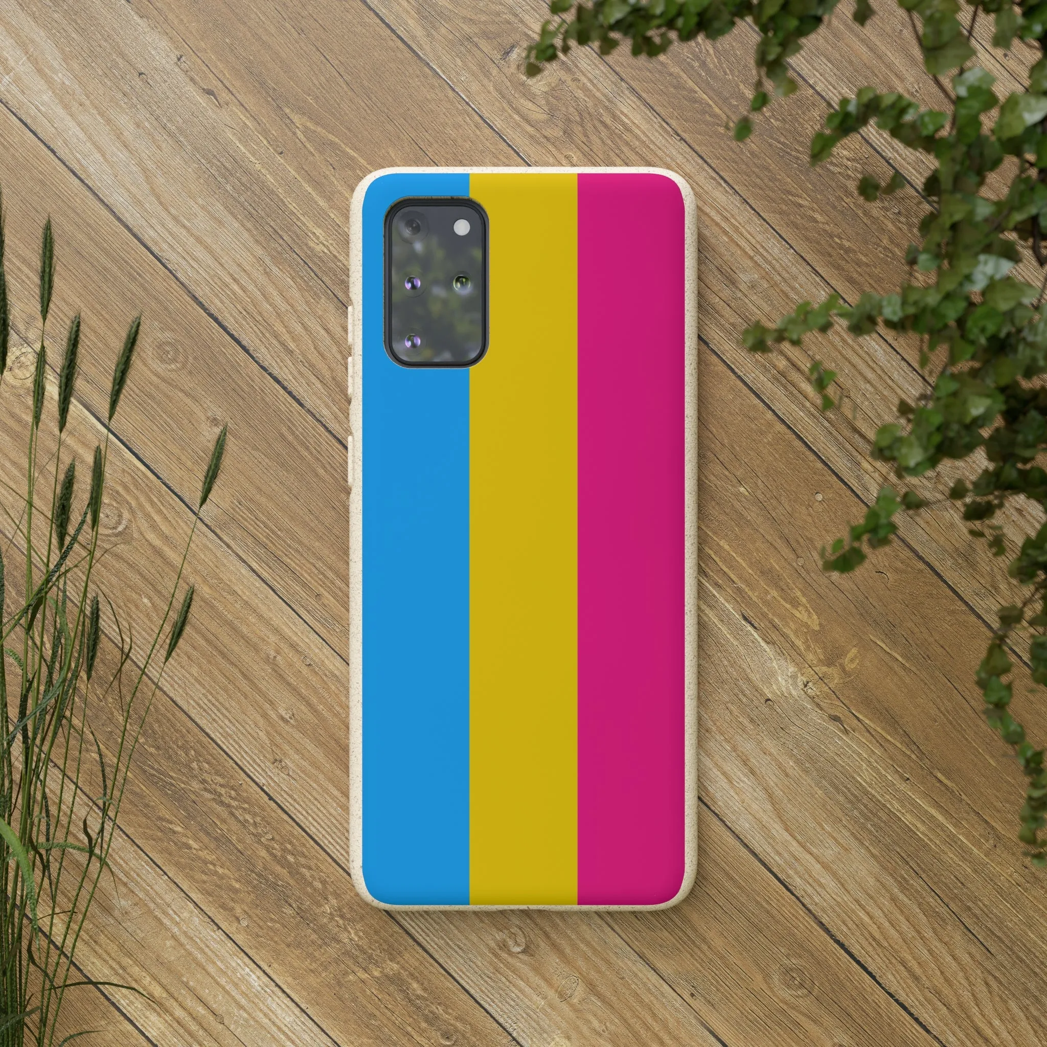 Pansexual Pride Eco-Friendly Biodegradable Phone Case