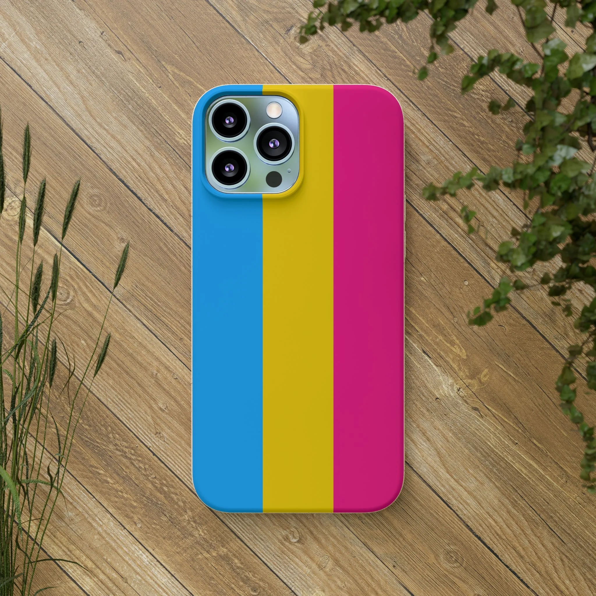 Pansexual Pride Eco-Friendly Biodegradable Phone Case