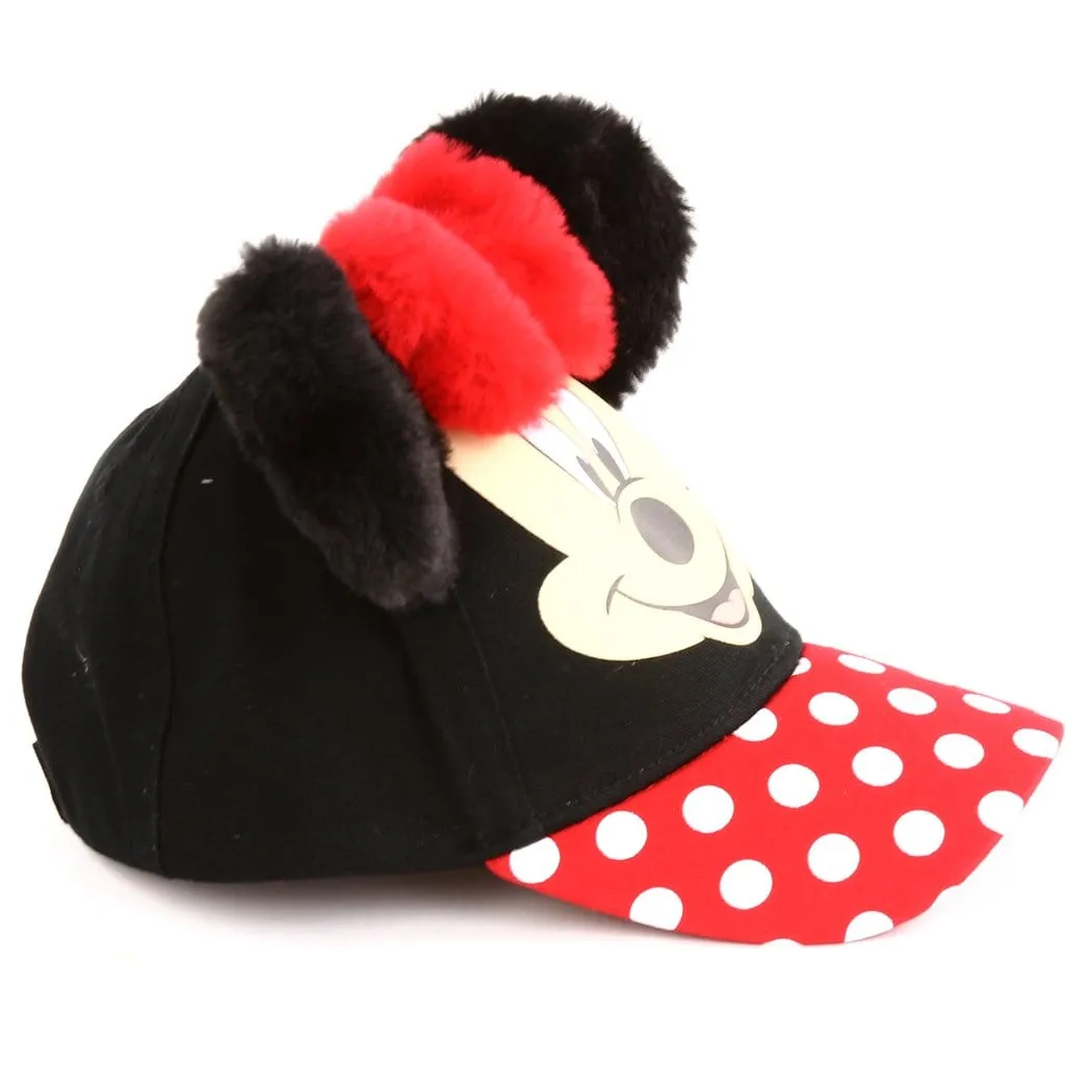 Personalized Disney Toddler's Baseball Cap with Plush Ears - Minnie Mouse