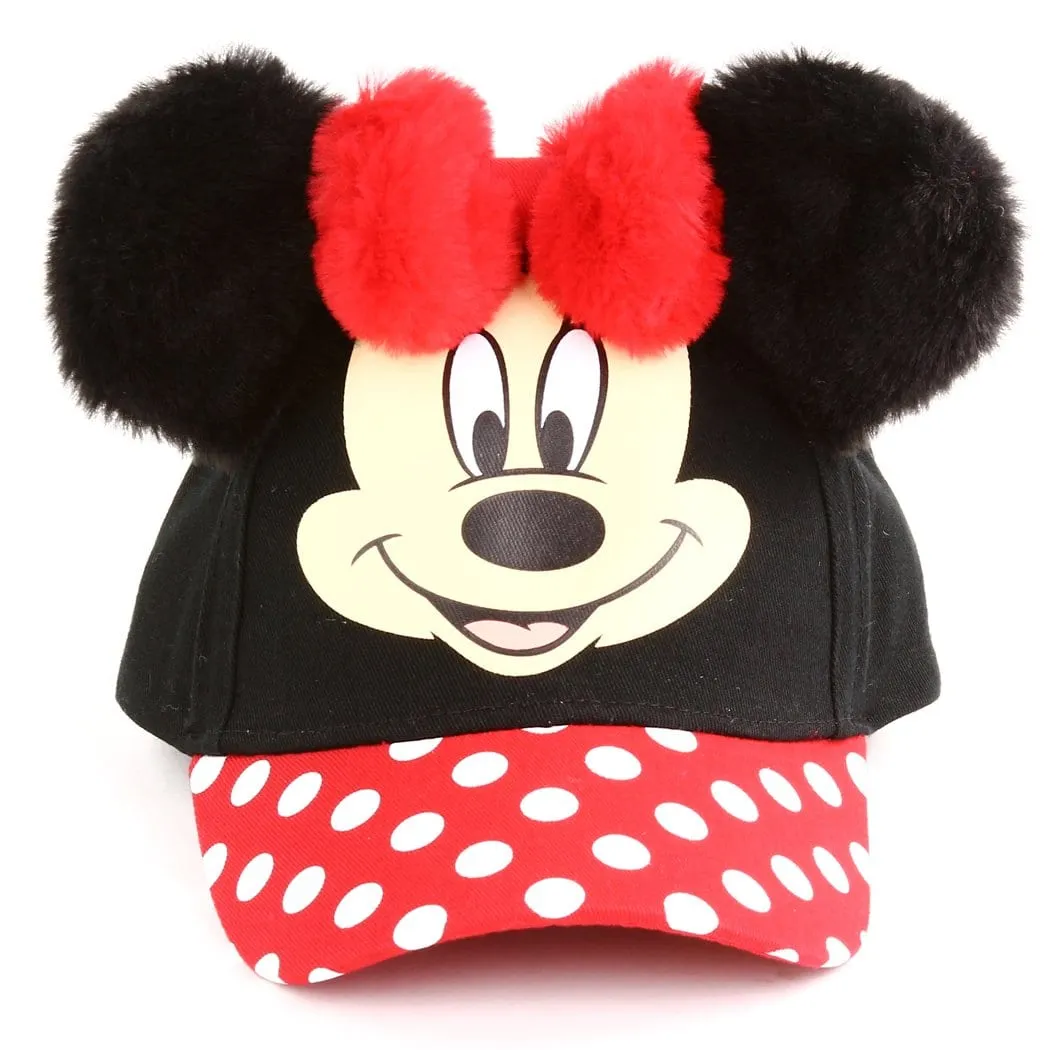 Personalized Disney Toddler's Baseball Cap with Plush Ears - Minnie Mouse