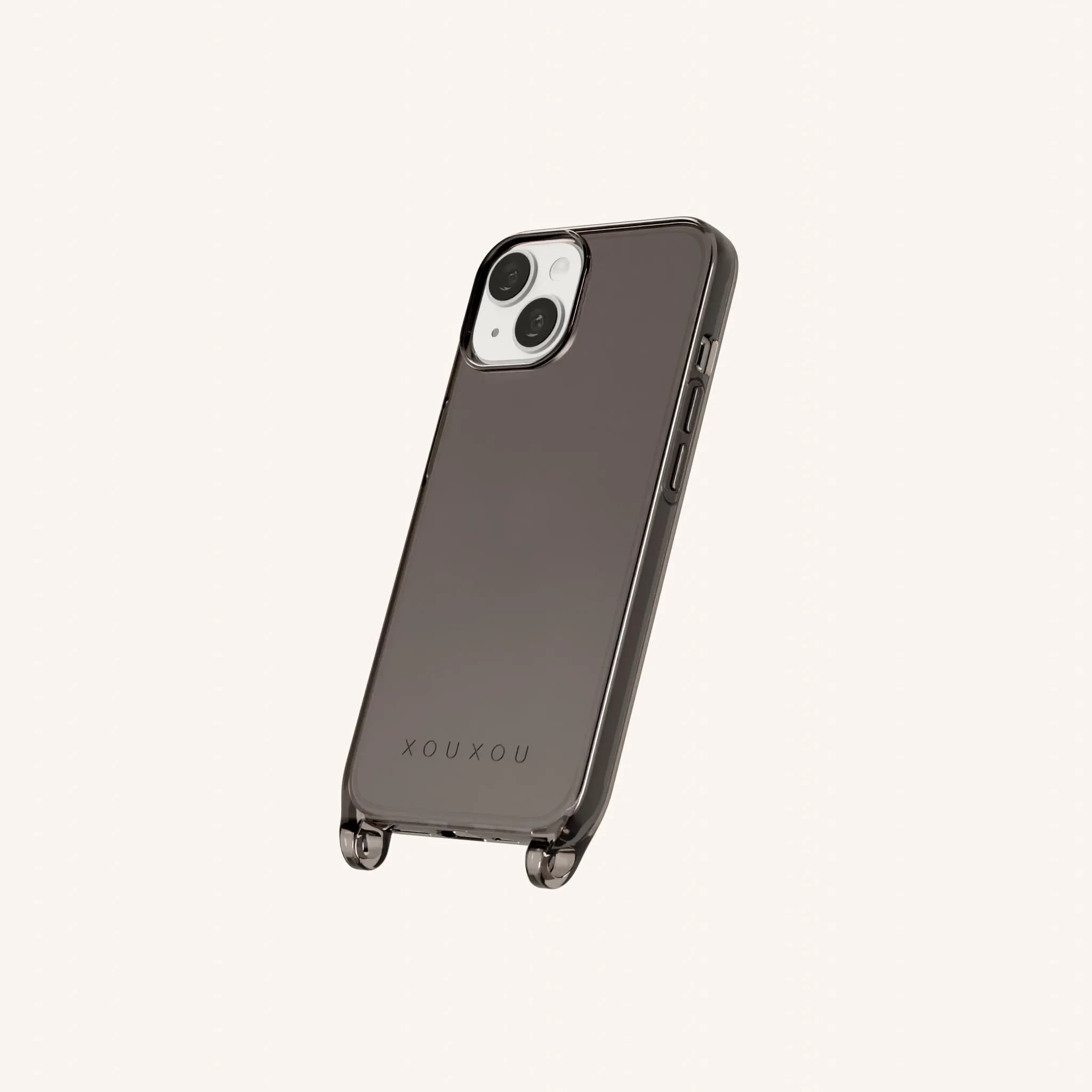 Phone Case with Eyelets in Ash Clear