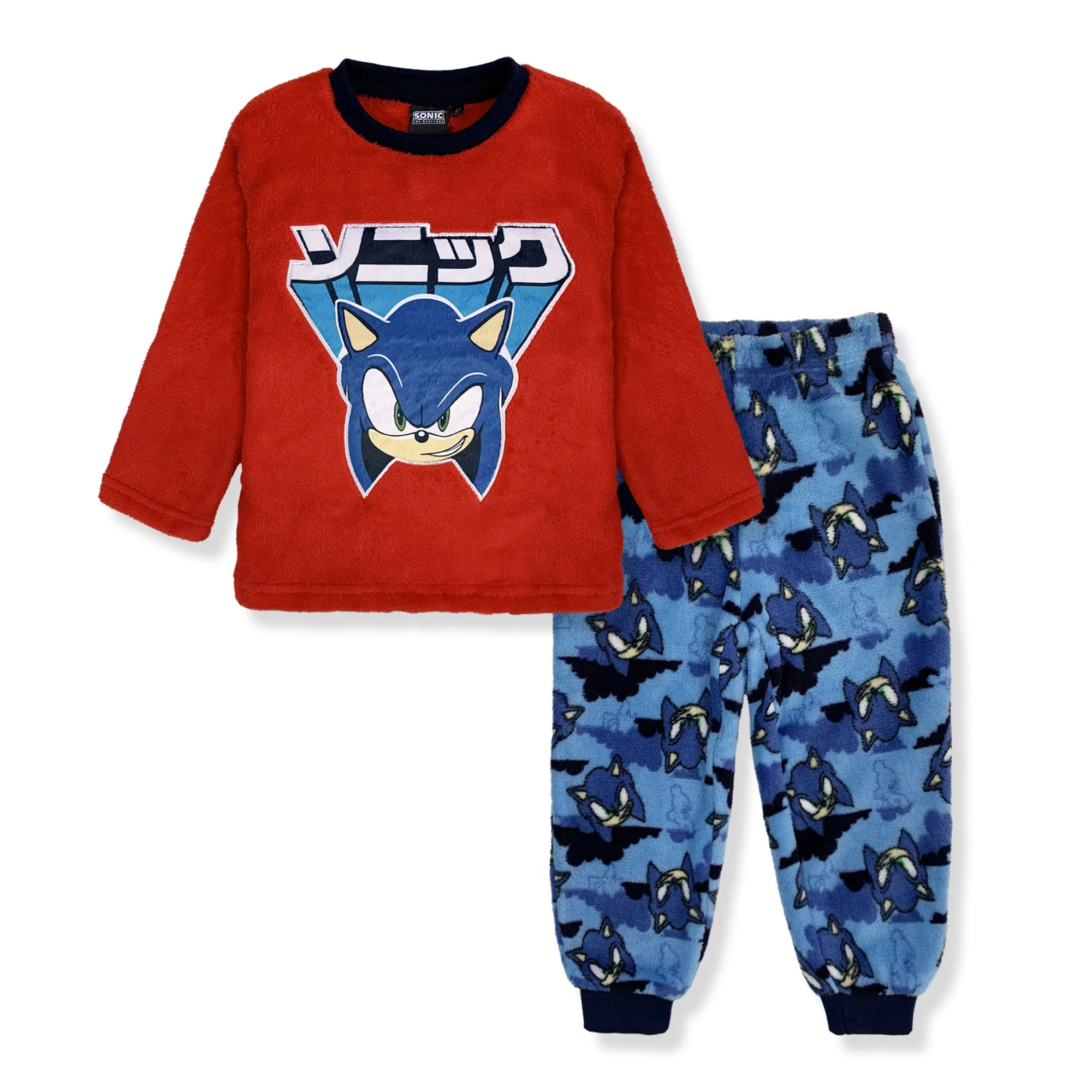 Pigiama per bambino Sonic The Hedgehog in pile invernale 6265