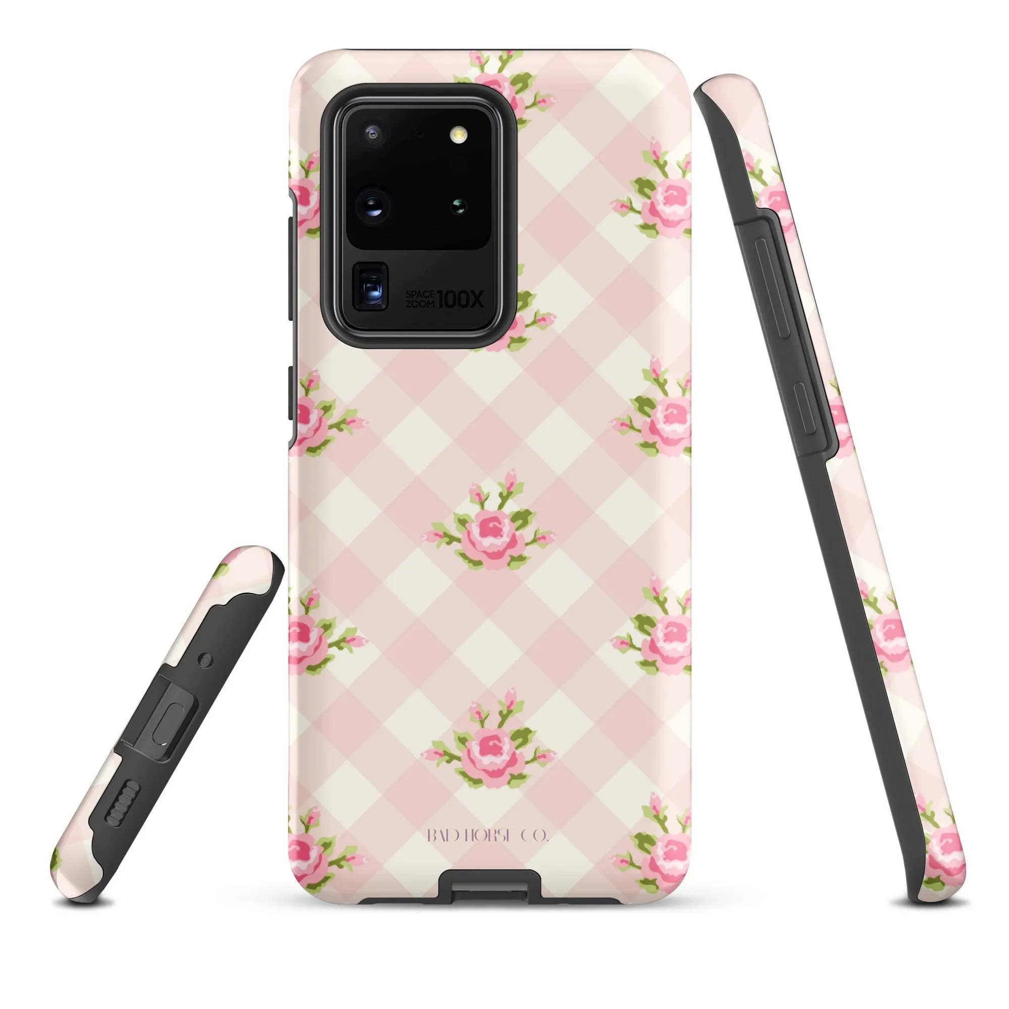 Pink Gingham Rose - Samsung® Tough Case