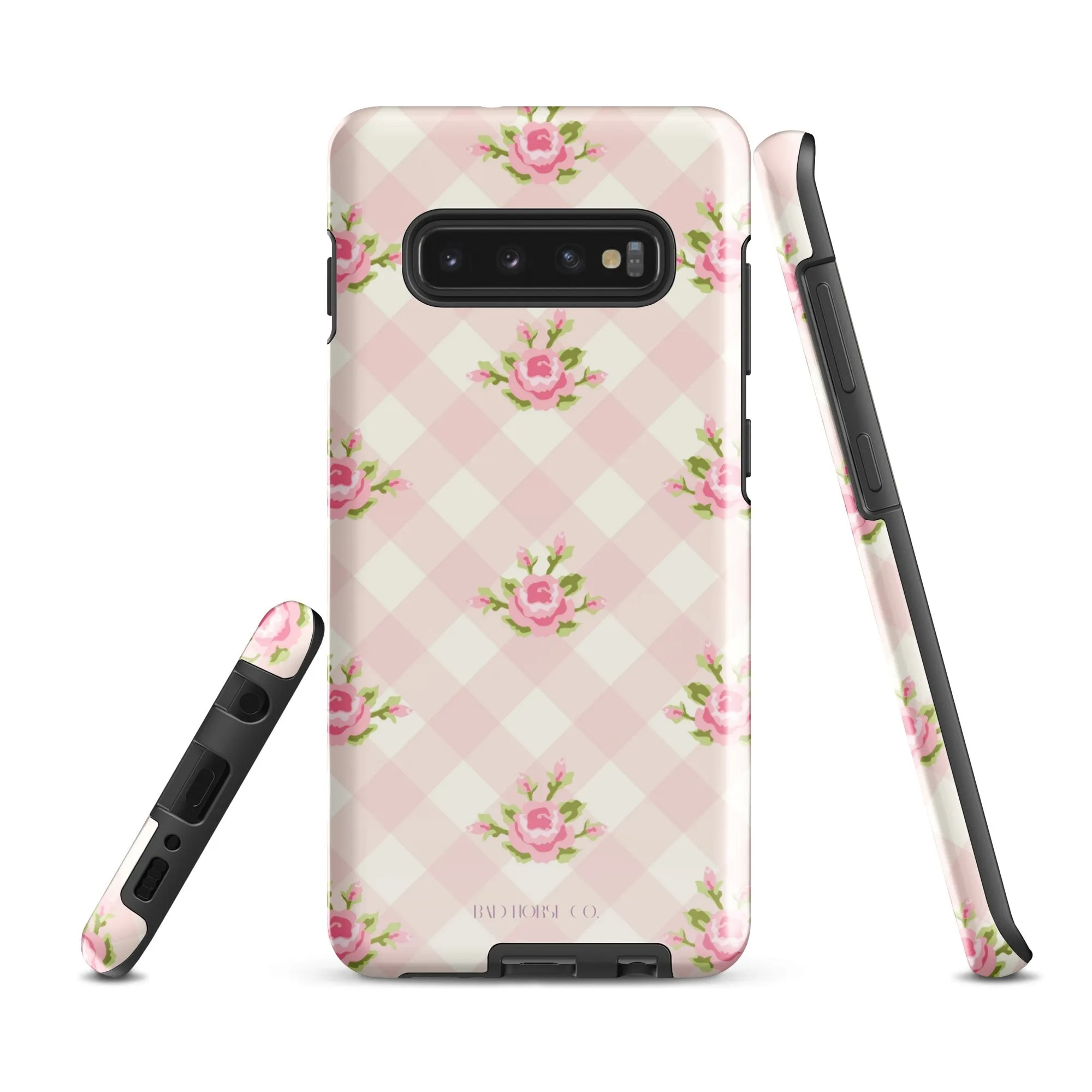 Pink Gingham Rose - Samsung® Tough Case