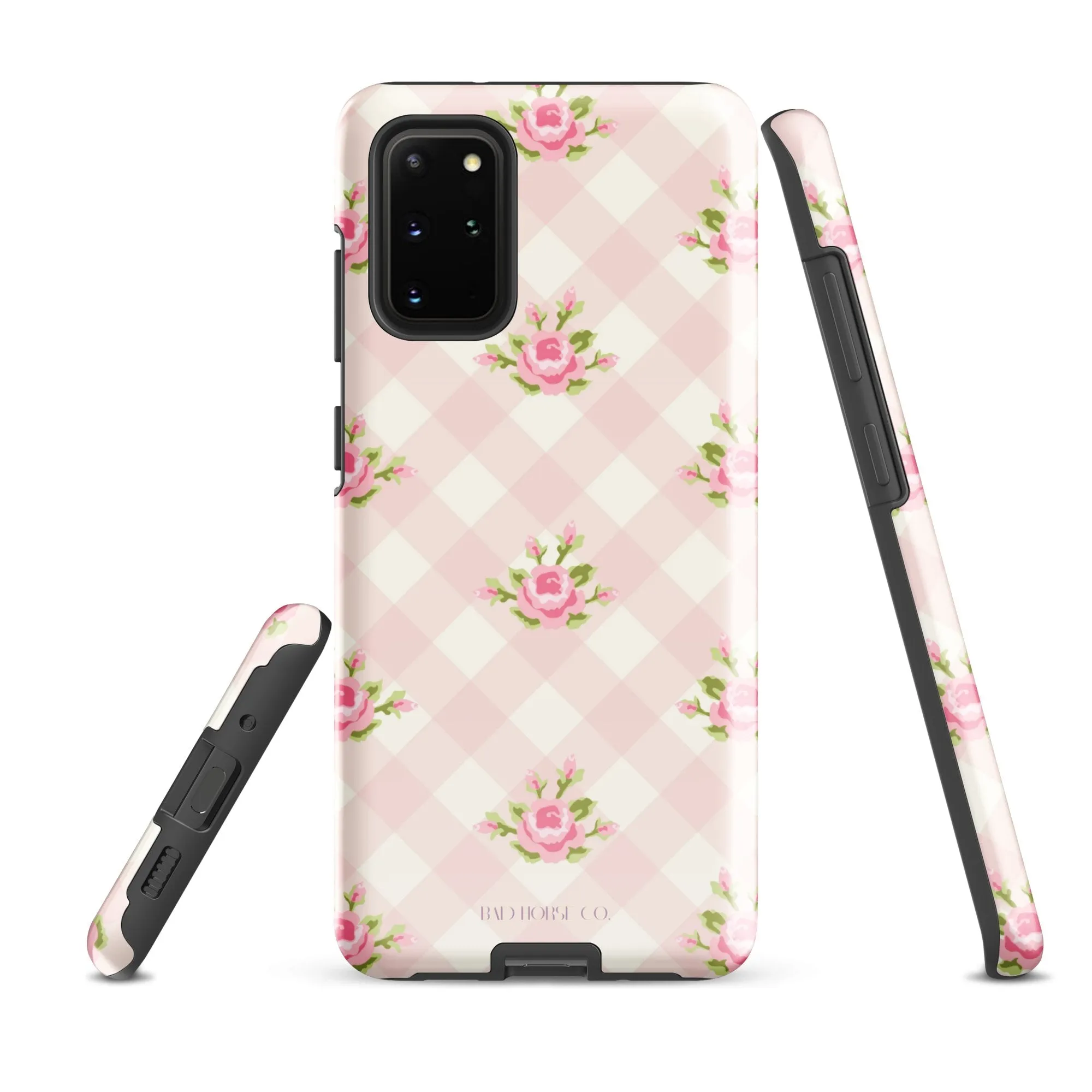 Pink Gingham Rose - Samsung® Tough Case