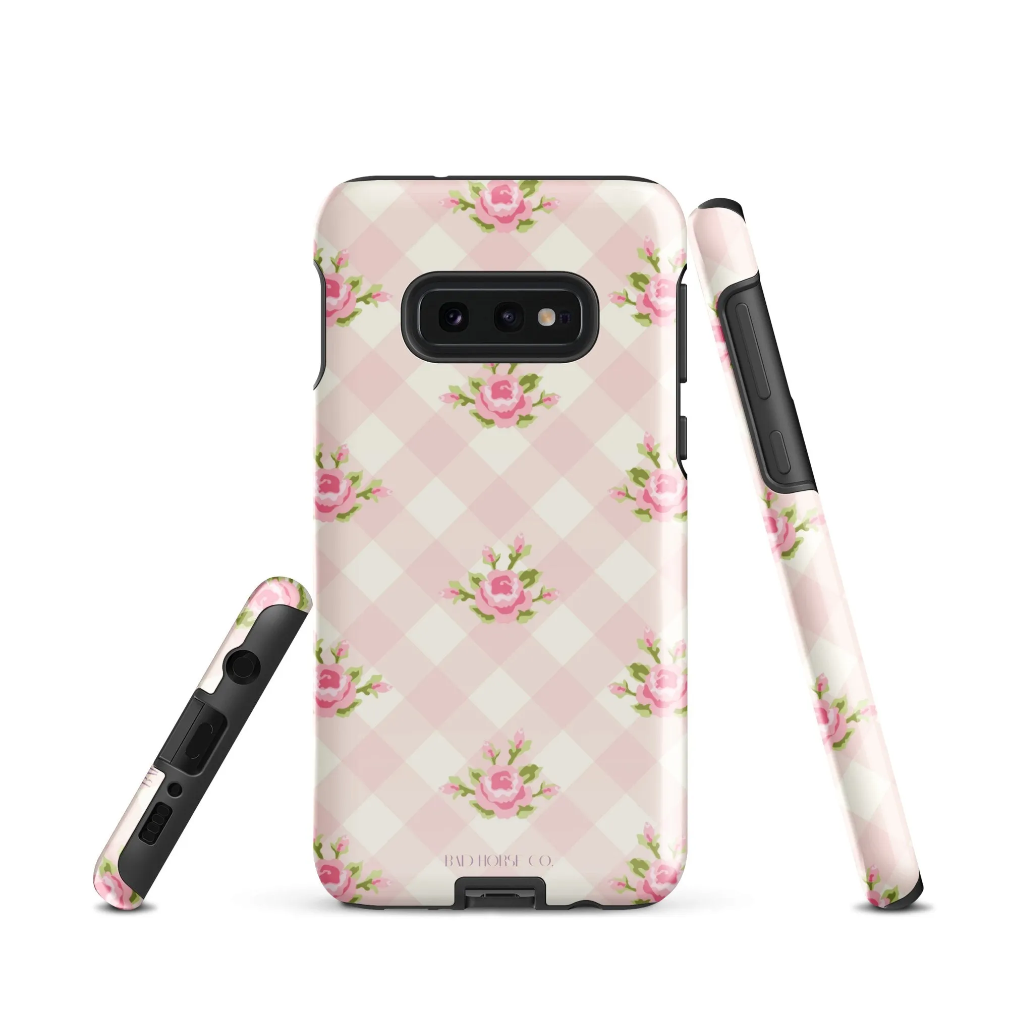 Pink Gingham Rose - Samsung® Tough Case