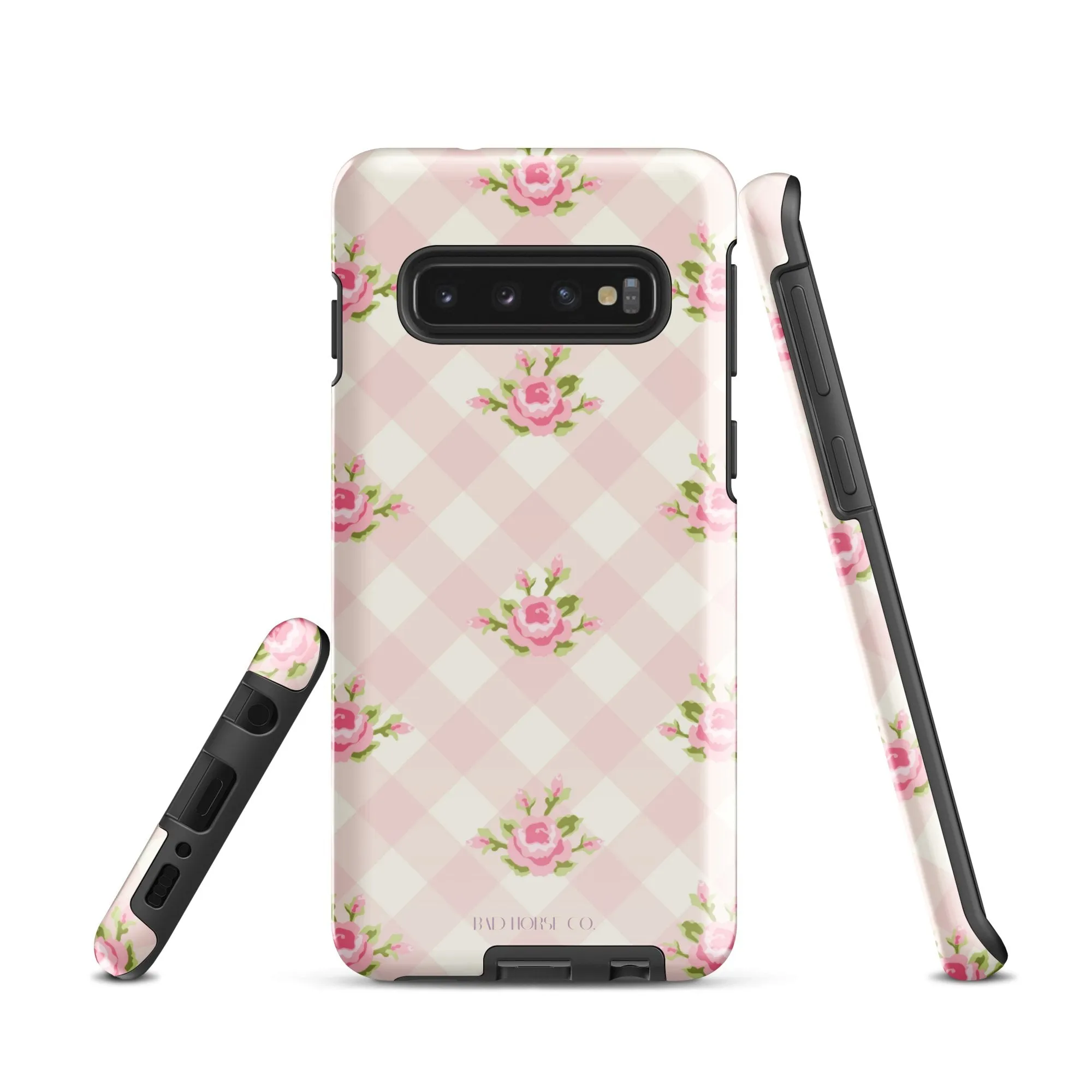 Pink Gingham Rose - Samsung® Tough Case