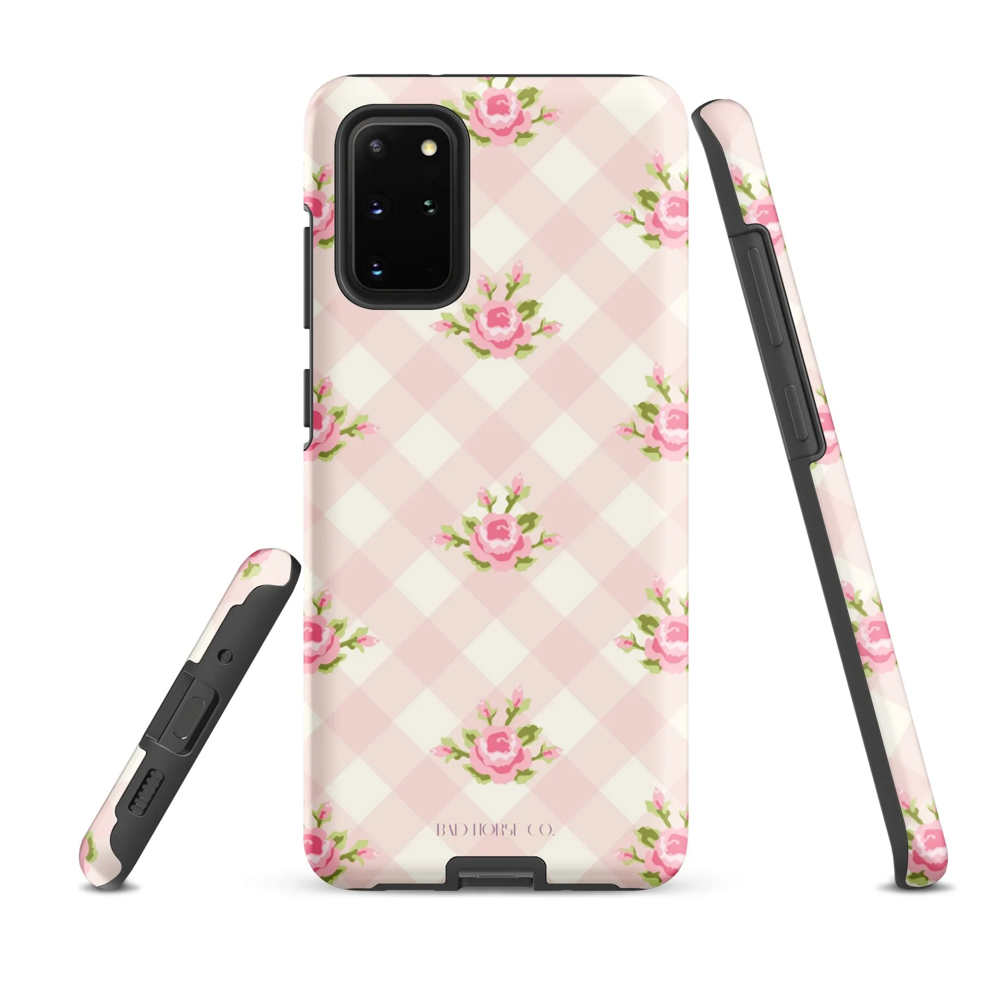 Pink Gingham Rose - Samsung® Tough Case