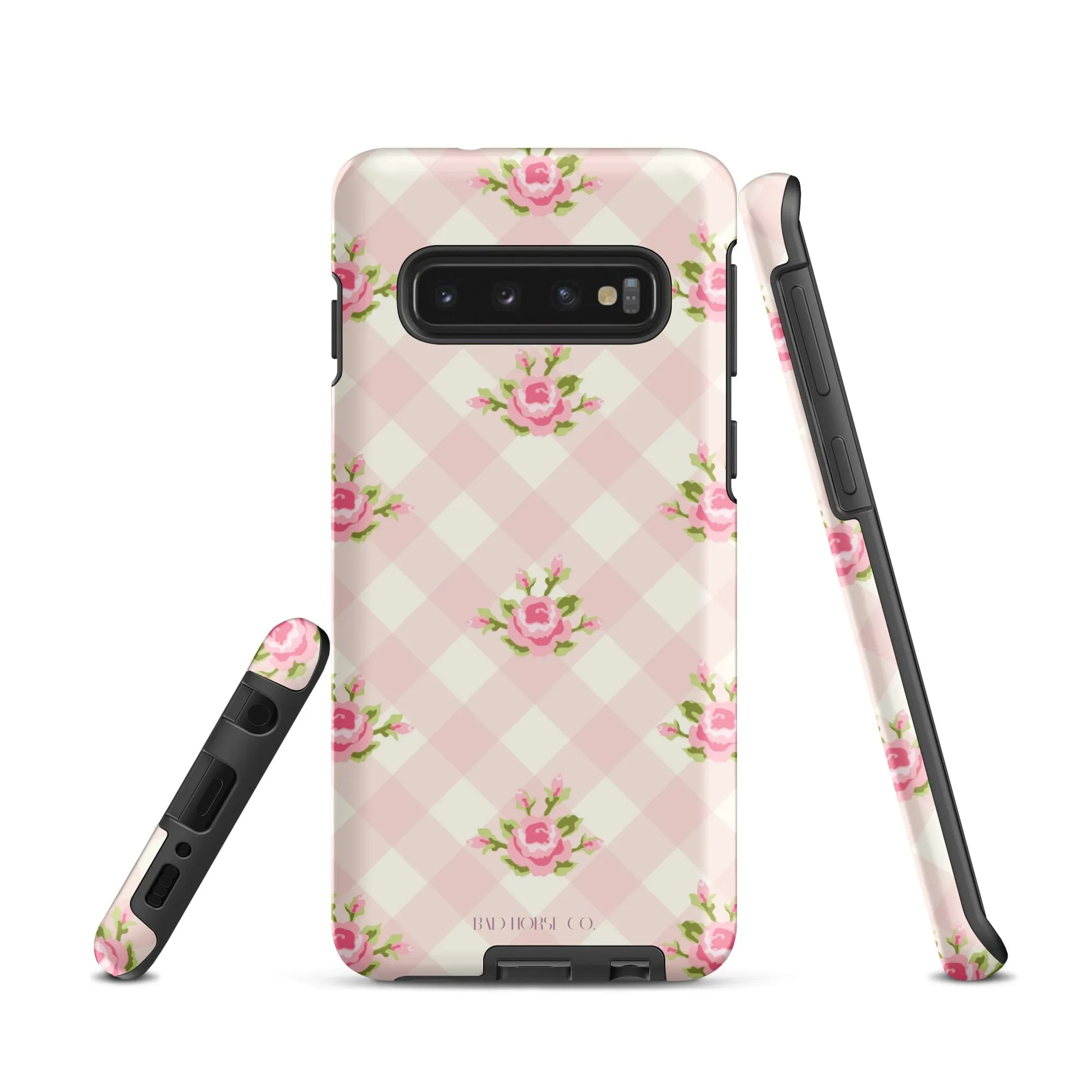 Pink Gingham Rose - Samsung® Tough Case