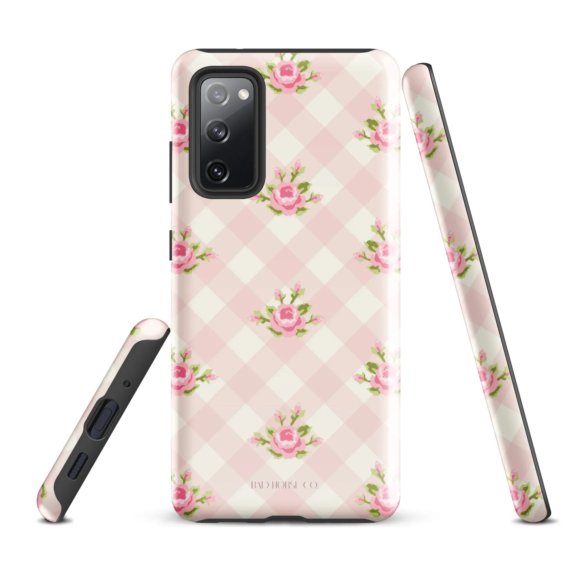 Pink Gingham Rose - Samsung® Tough Case