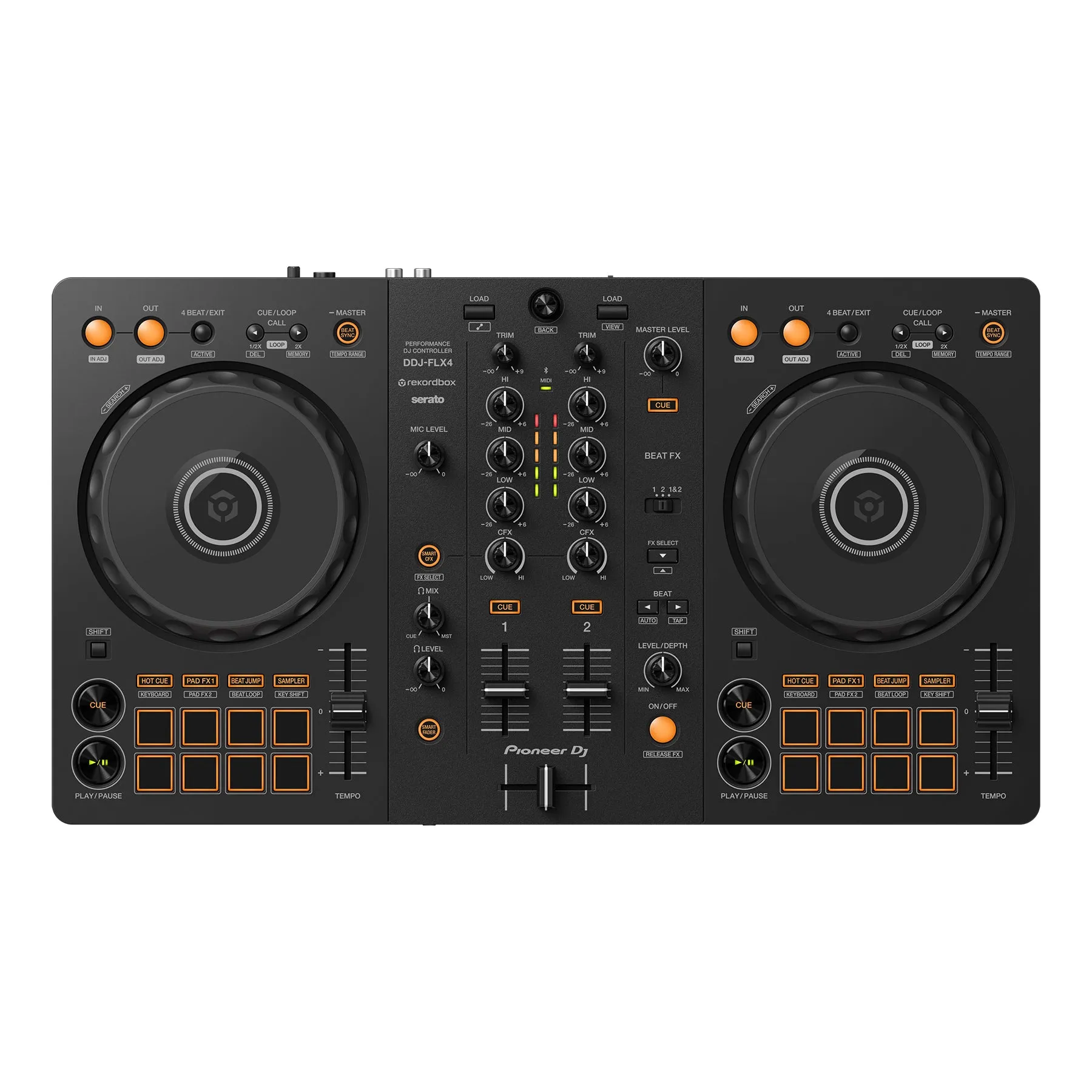 Pioneer DJ DDJ-FLX4 2-channel DJ Controller for Multiple DJ Applications