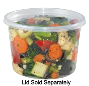 Placon Clear Deli Container 16 oz. RD16C - 500/Case