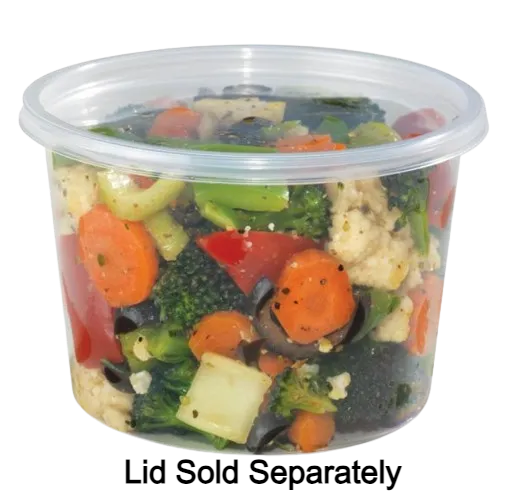 Placon Clear Deli Container 16 oz. RD16C - 500/Case