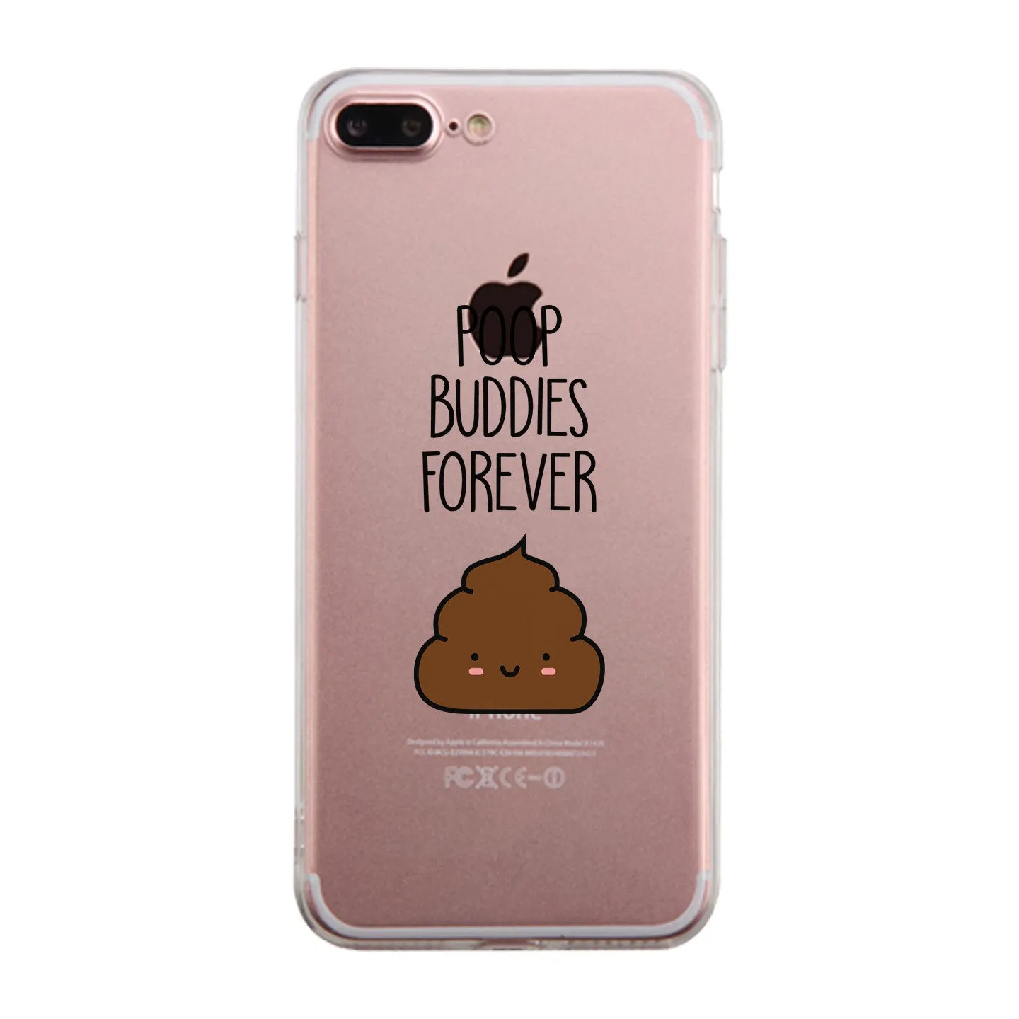 Poop Buddies Clear Phone Case