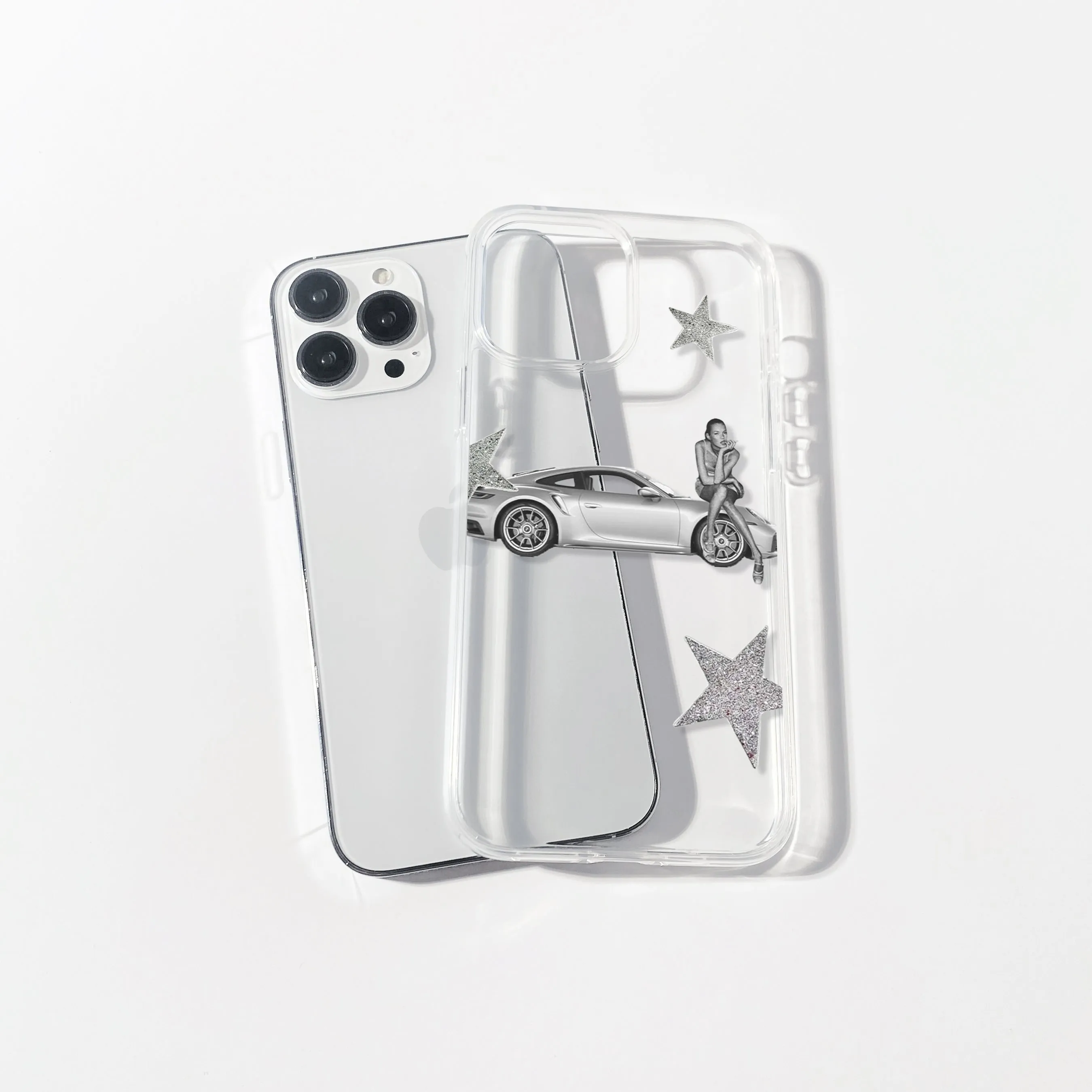 Porsche Aesthetic Silicone Clear Case