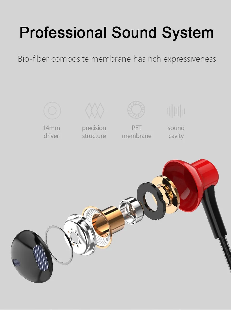 PTM P7 Stereo Bass Earphones with Microphone for Samsung, Xiaomi, Huawei, Iphone, etc