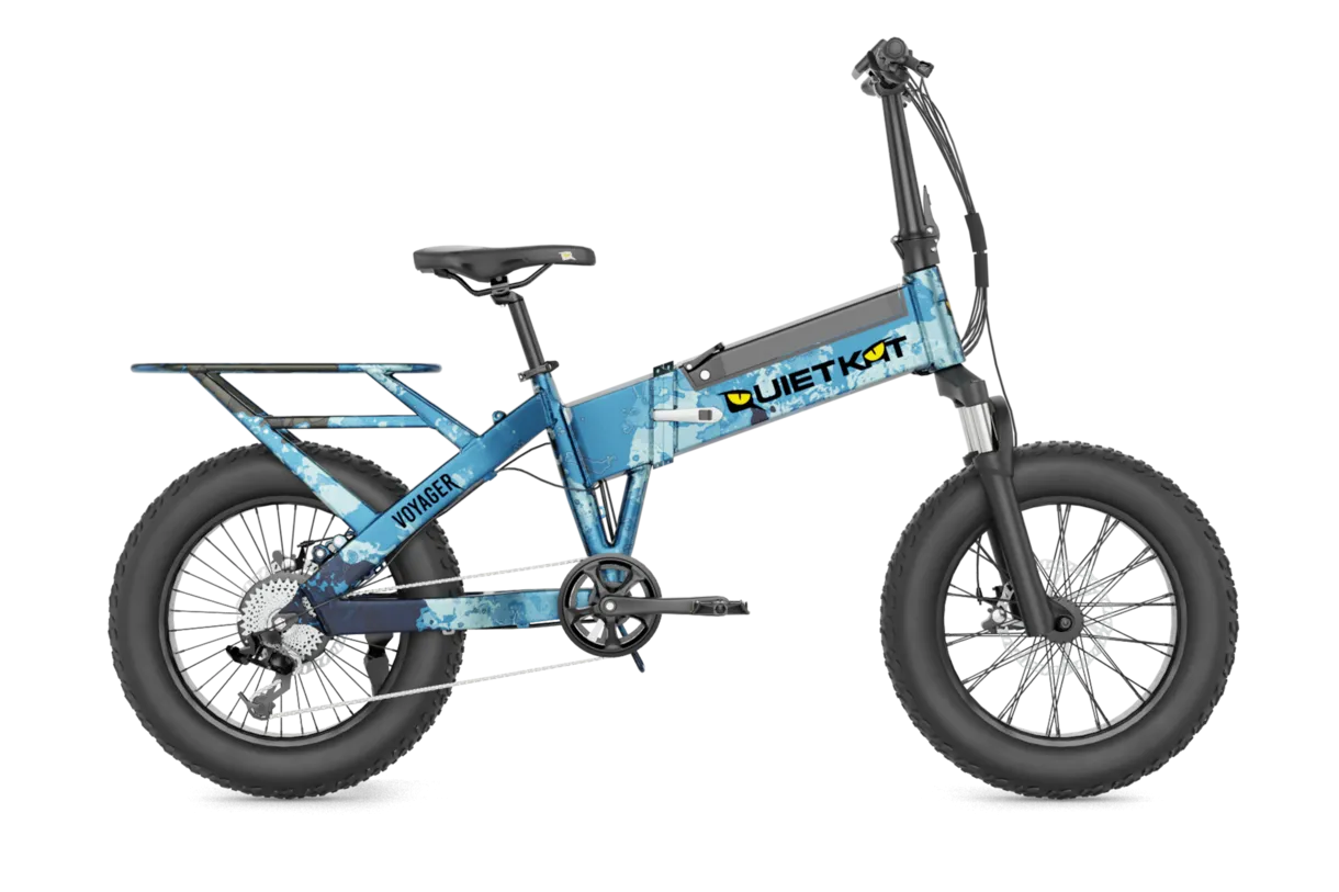 QuiteKat Voyager Off-Road Fat Tire Folding Electric Bike