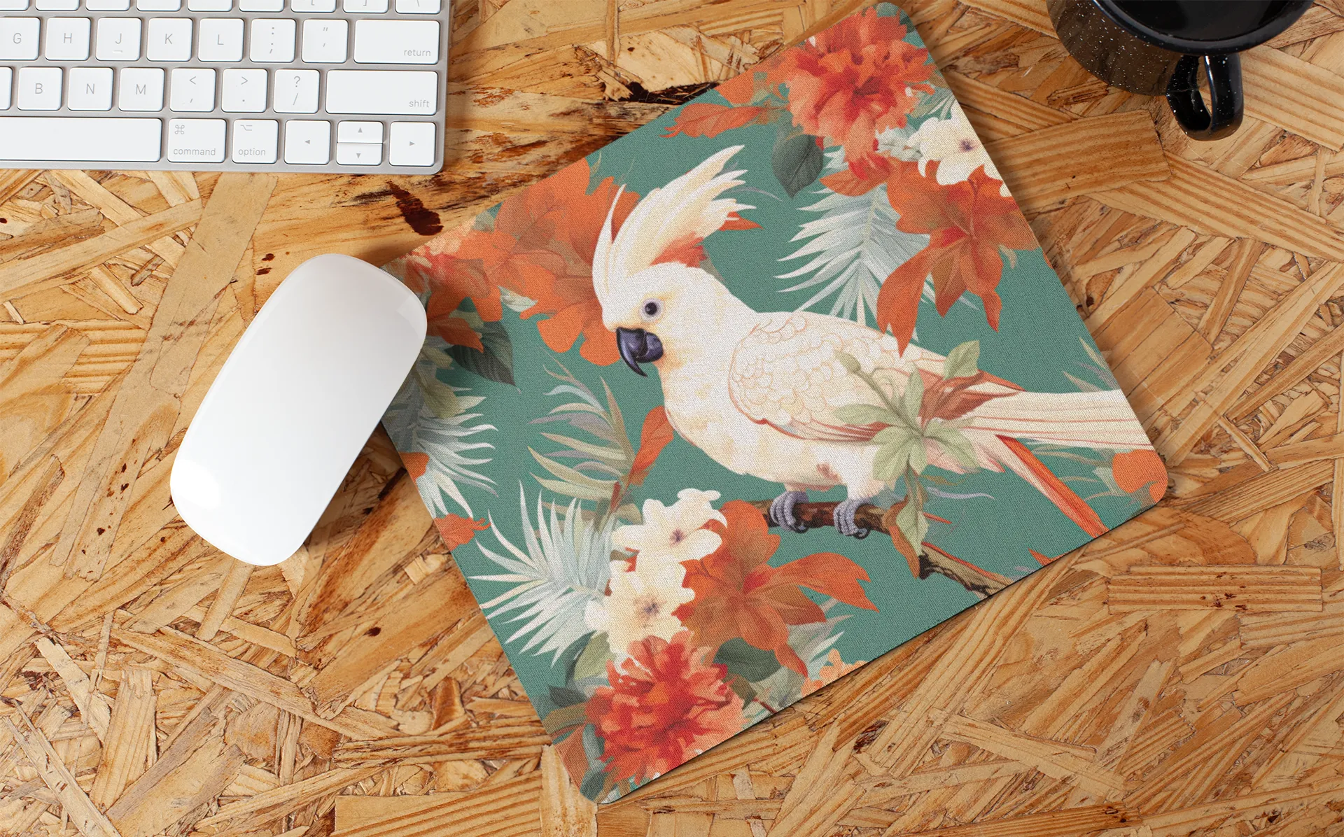 "Cockatoo Art" Mouse Pad