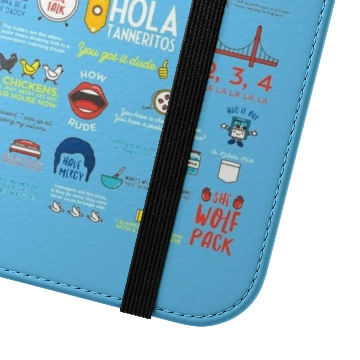 "Nostalgic TV Quotes Flip Phone Case for Fuller House & Full House Fans"