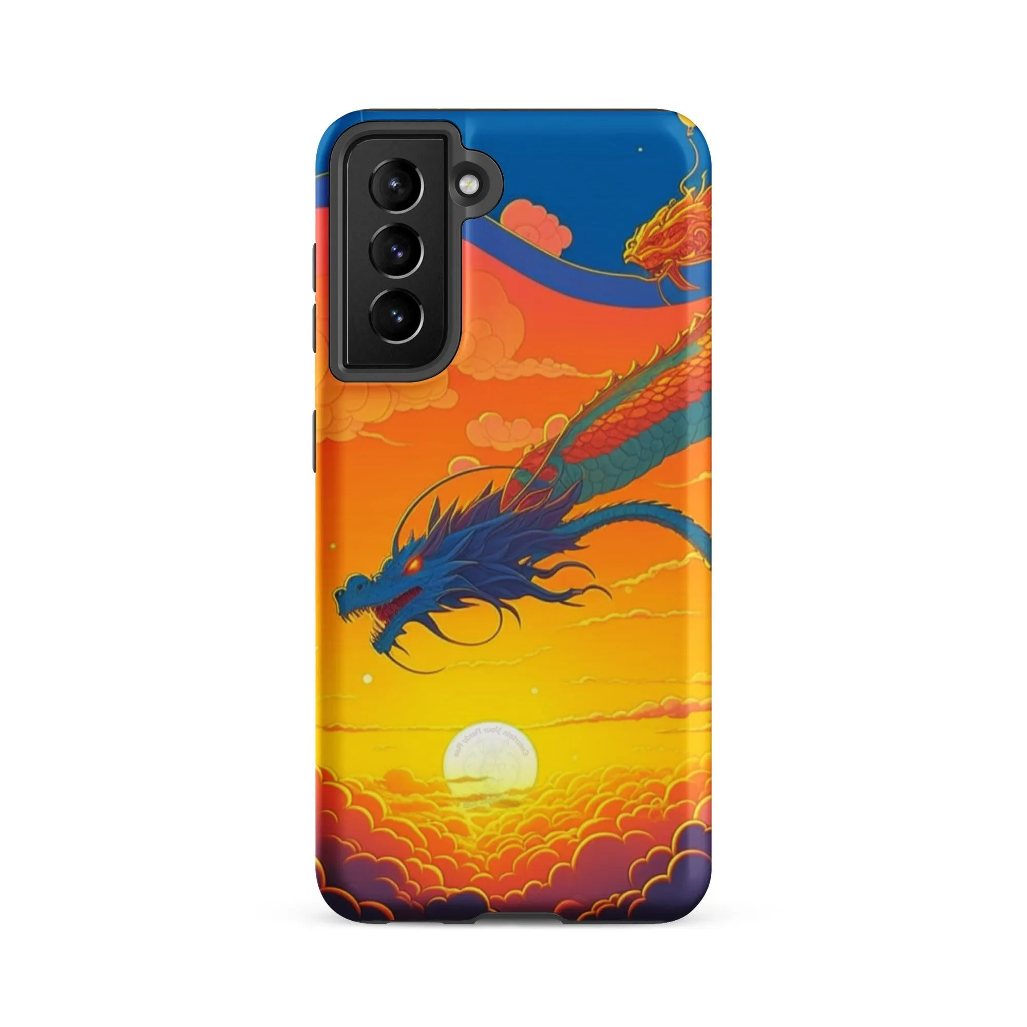 "Sunset Dragon" Tough Case for Samsung® Phones - Dual Layer Protection