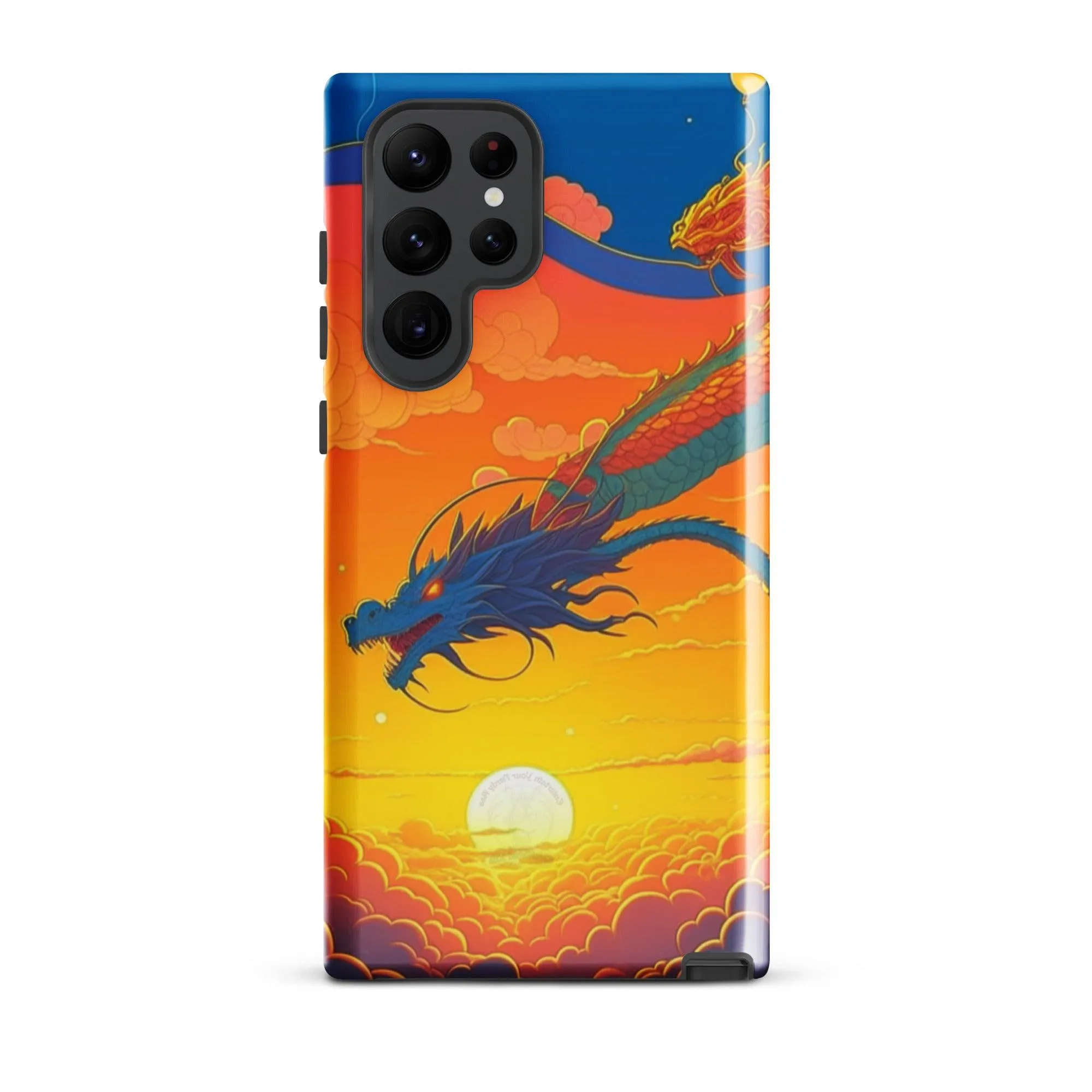 "Sunset Dragon" Tough Case for Samsung® Phones - Dual Layer Protection