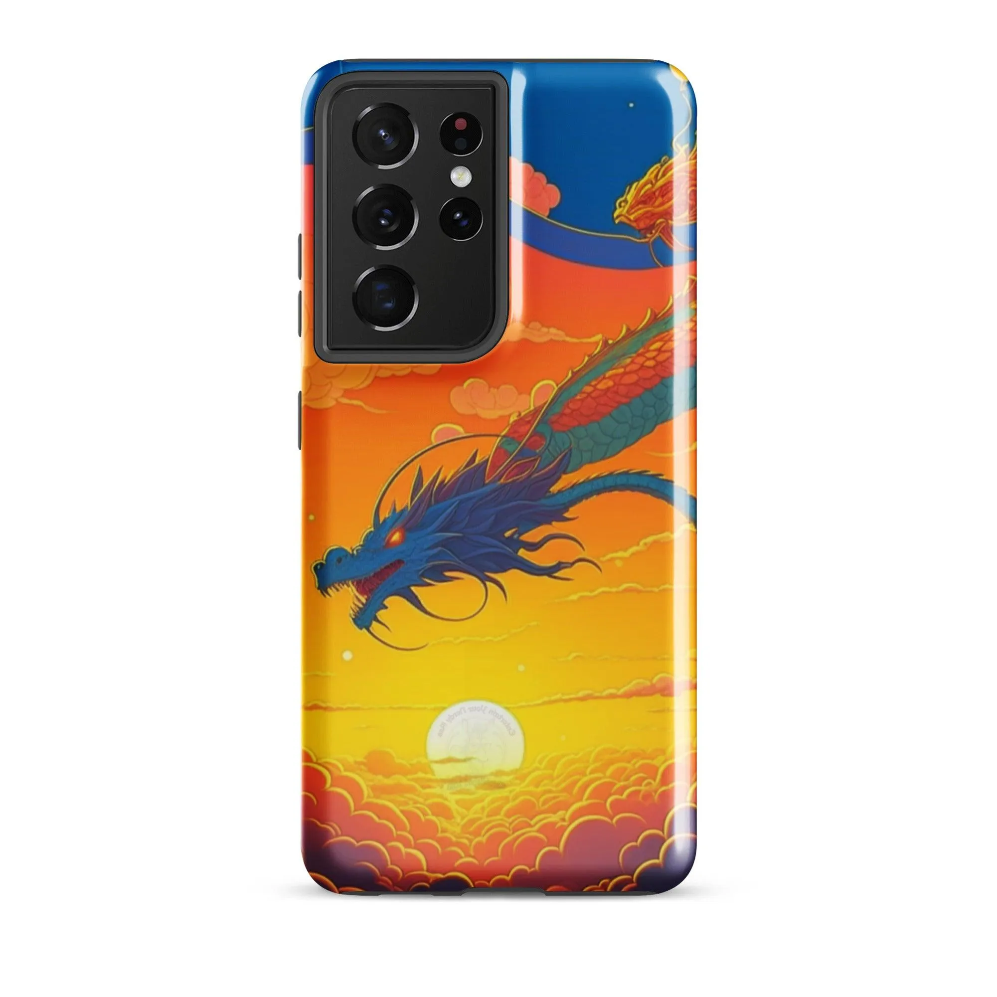 "Sunset Dragon" Tough Case for Samsung® Phones - Dual Layer Protection