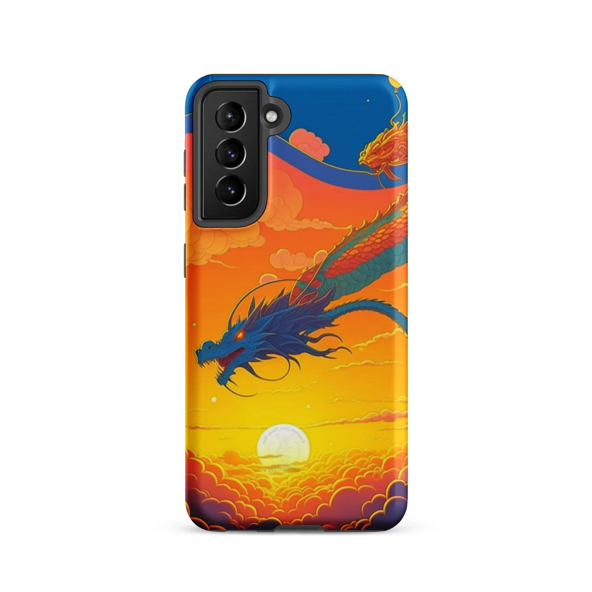 "Sunset Dragon" Tough Case for Samsung® Phones - Dual Layer Protection