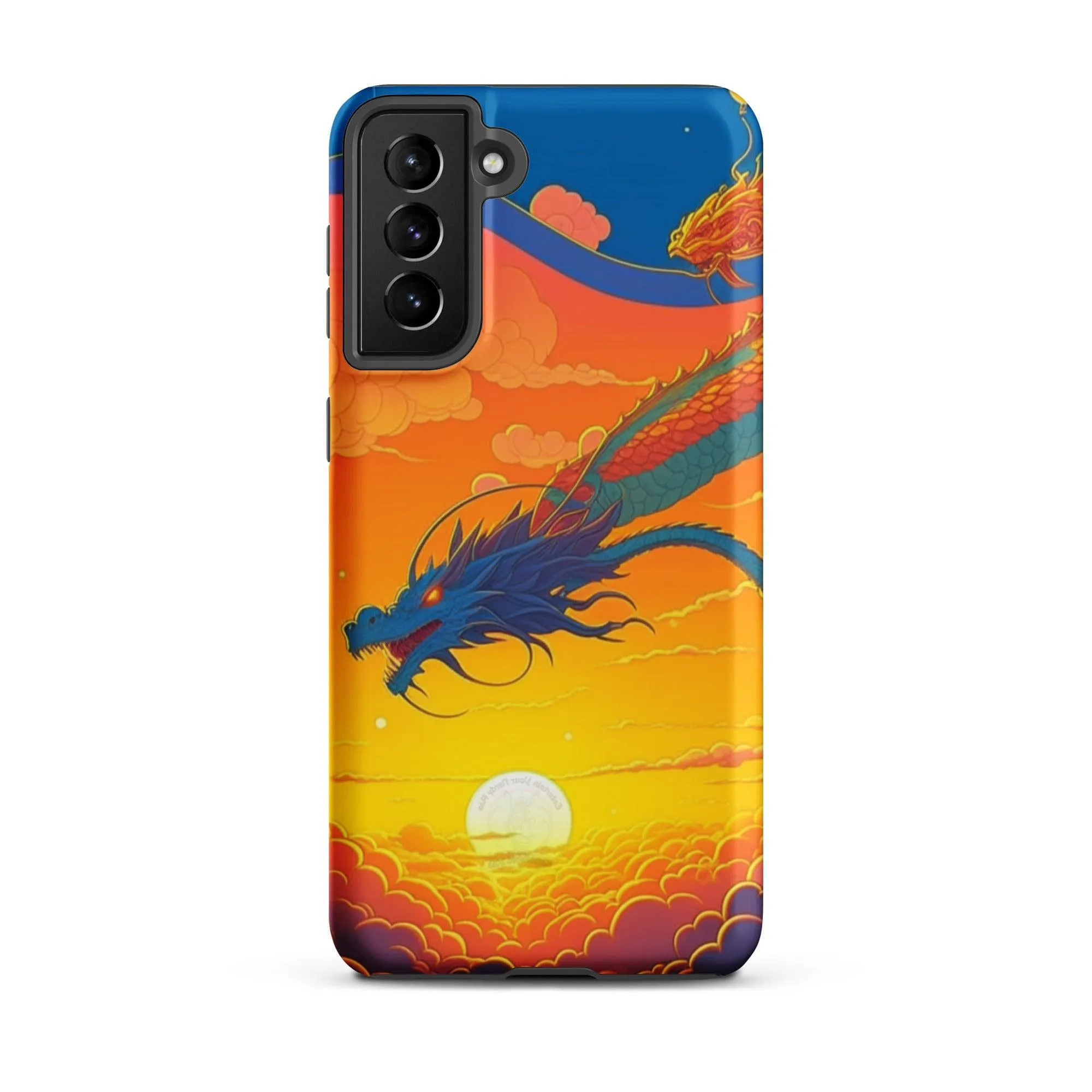 "Sunset Dragon" Tough Case for Samsung® Phones - Dual Layer Protection