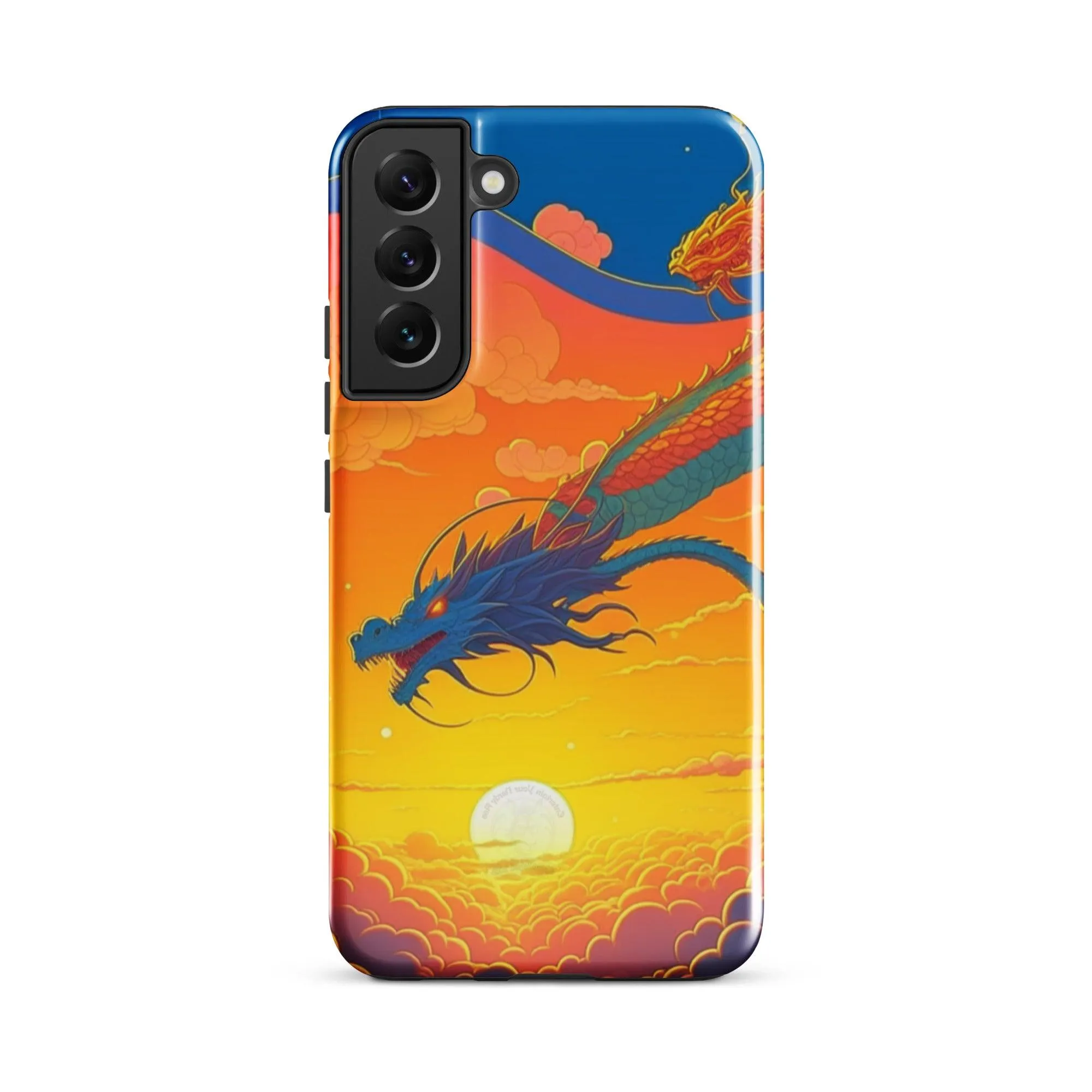 "Sunset Dragon" Tough Case for Samsung® Phones - Dual Layer Protection