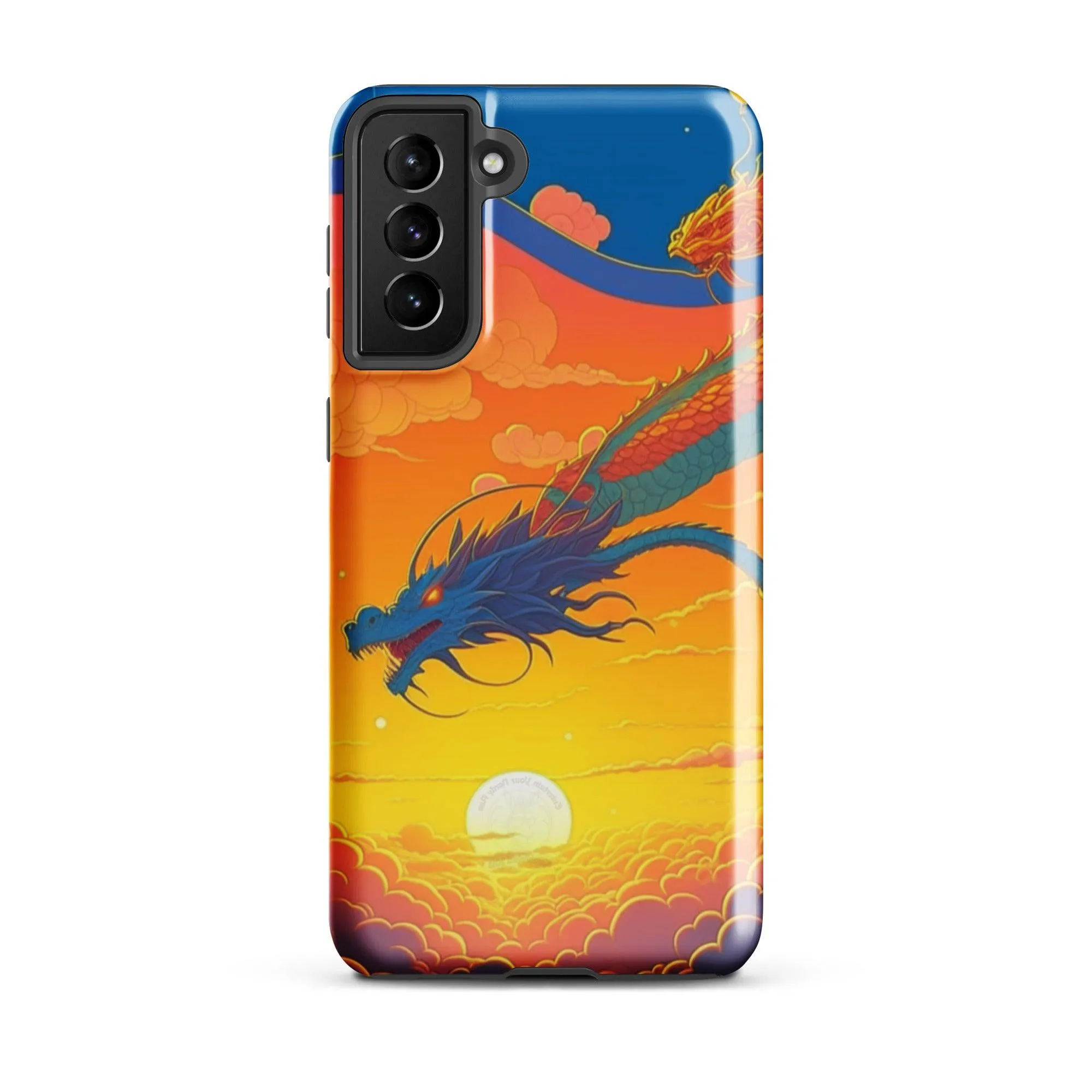 "Sunset Dragon" Tough Case for Samsung® Phones - Dual Layer Protection