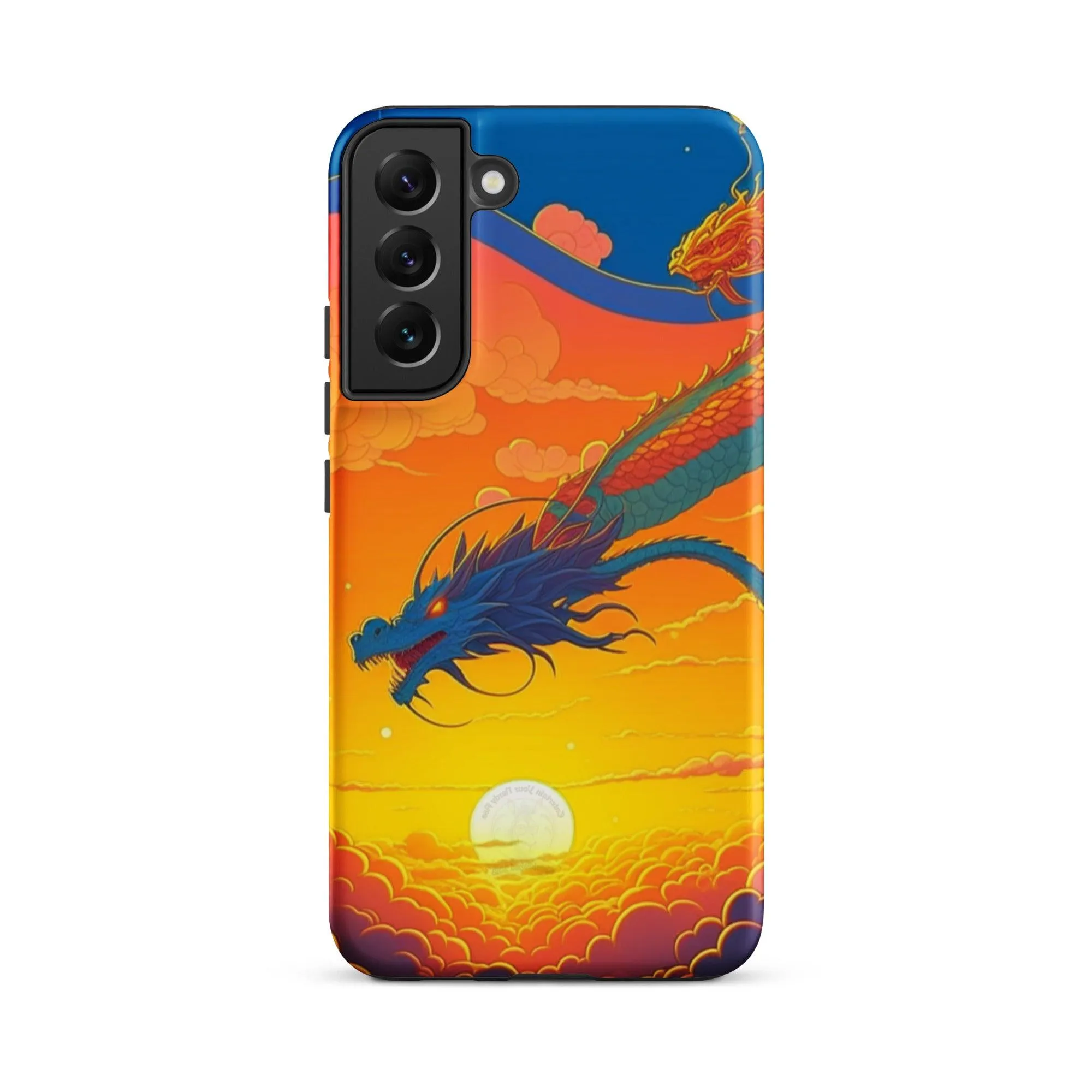 "Sunset Dragon" Tough Case for Samsung® Phones - Dual Layer Protection