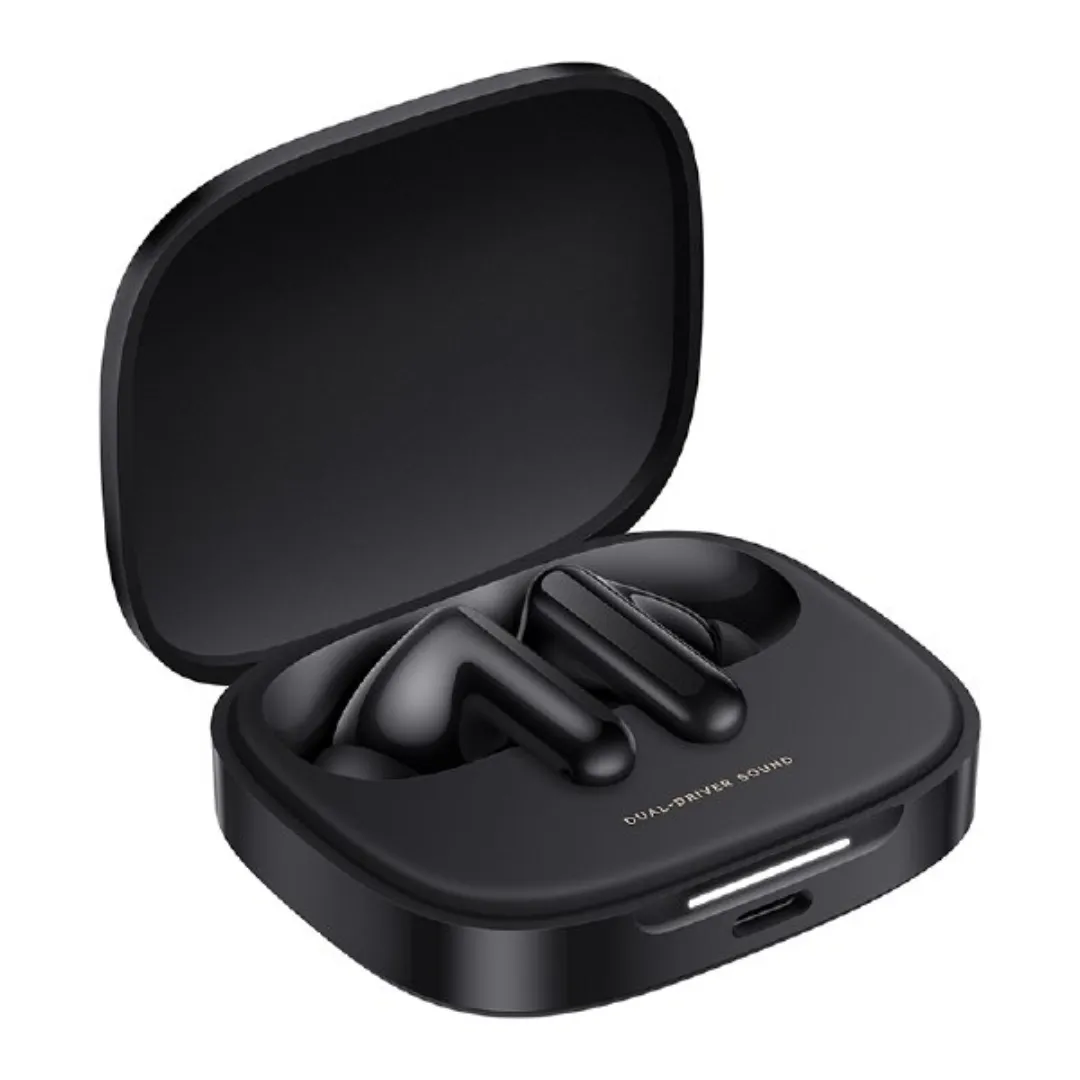 Redmi Buds 6 -  Wireless Earbuds with 49dB Hybrid Active Noise Cancellation, Premium Dual-Driver Sound, Quad-Mic AI ENC for Clear Calls, Custom EQ, 42 Hours Playback, Dual Device Connection