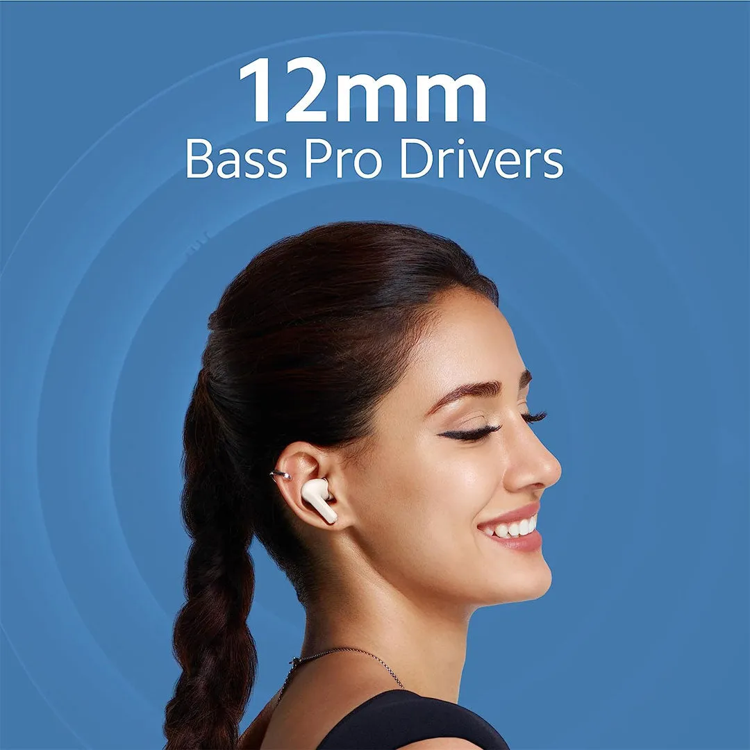 Redmi In Ear Buds 4 Active - 12Mm Bass Pro Drivers,Up To 30 Hours Long Battery Life,Google Fast Pair,Ipx4,Environmental Noise Cancellation,Up To 60Ms Low Latency Mode,App Support