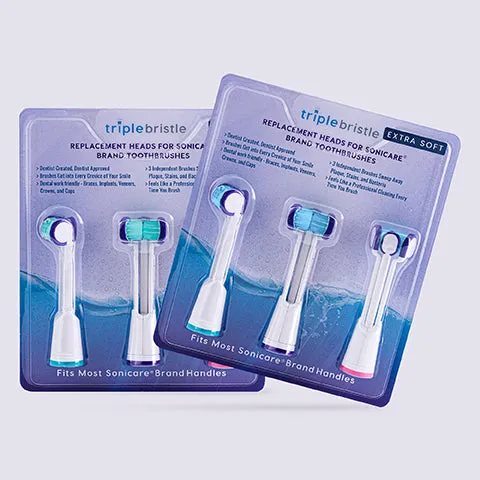 Replacement Brush Heads Compatible with Sonicare® Toothbrushes