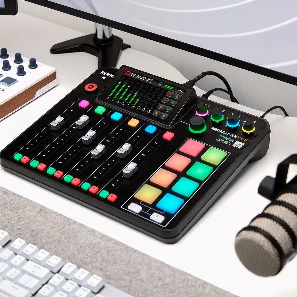 Rode RØDECaster Pro II Audio Production Studio (Black)