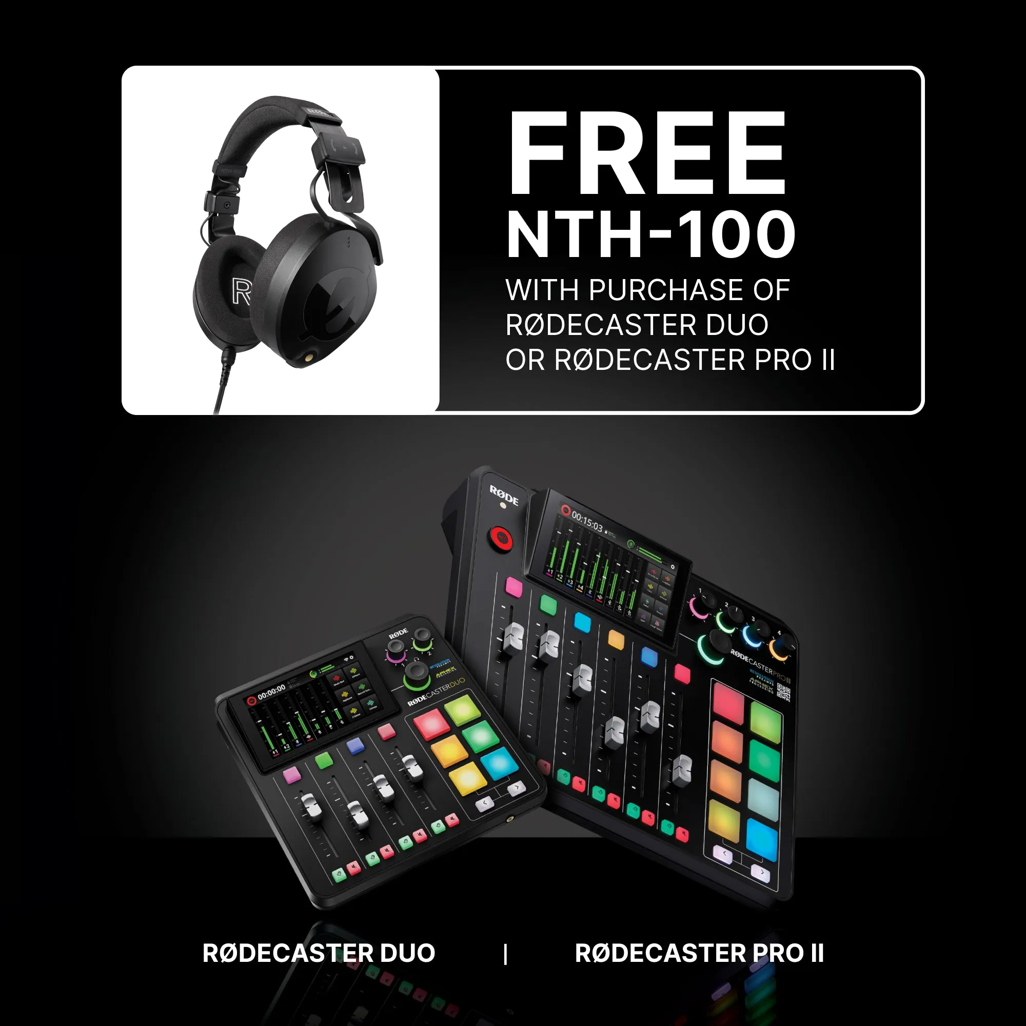 Rode RØDECaster Pro II Audio Production Studio (Black)