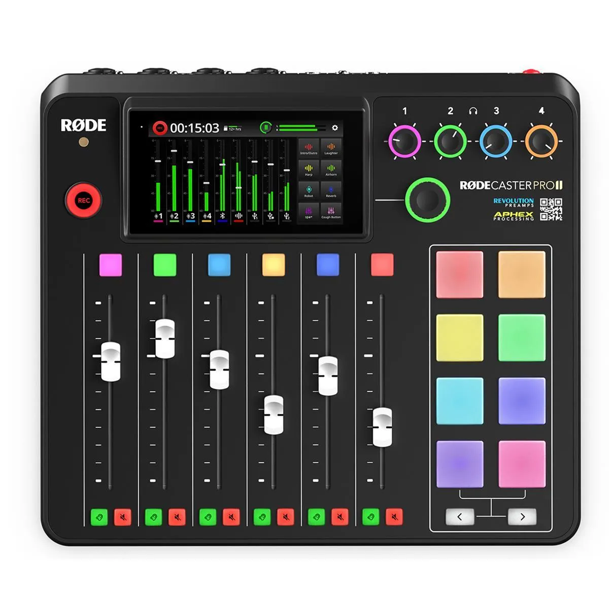 Rode RODECaster Pro II Integrated Audio Production Studio