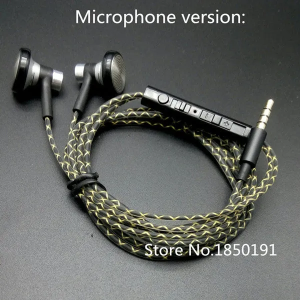 RY04 original in-ear Earphone metal  15mm music  quality sound HIFI Earphone (IE800 style cable) 3.5mm stereo dynamic headphones