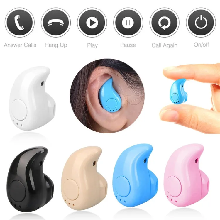 S530 Mini In-ear Sport Handsfree Wireless Bluetooth Earphone, with Microphone(white)